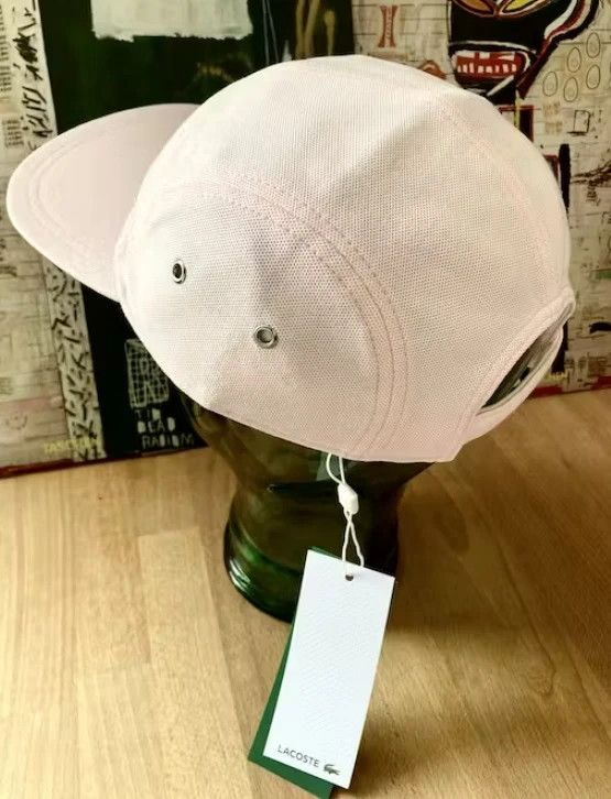Lacoste casquette rose pink girolle pet cap hat Large new ds Size ONE SIZE - 3 Thumbnail