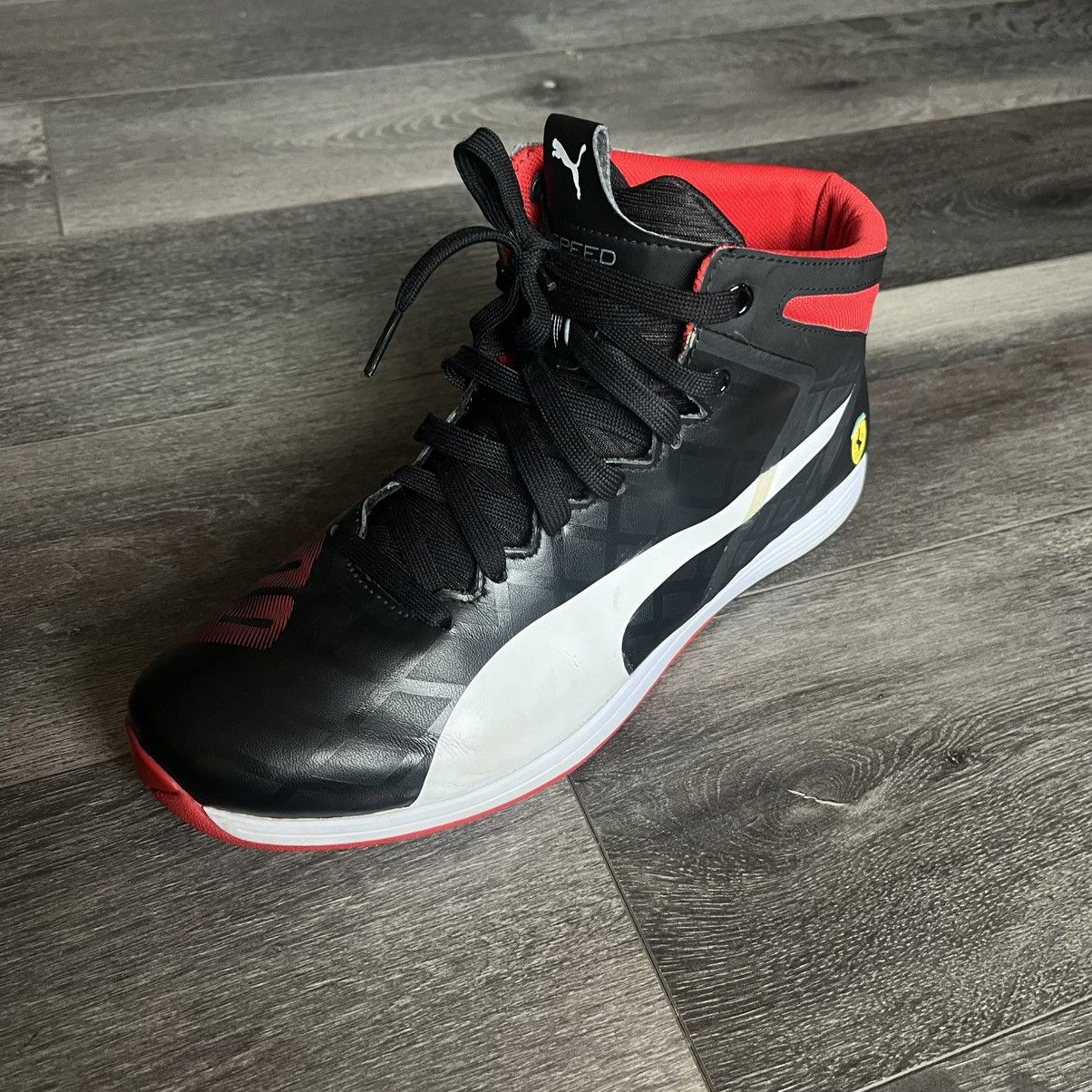 Ferrari × Puma Puma EvoSpeed 1.4 SF Mid Men's Sneakers Shoes Men’s Size 10 Size US 10 / EU 43 - 8 Thumbnail