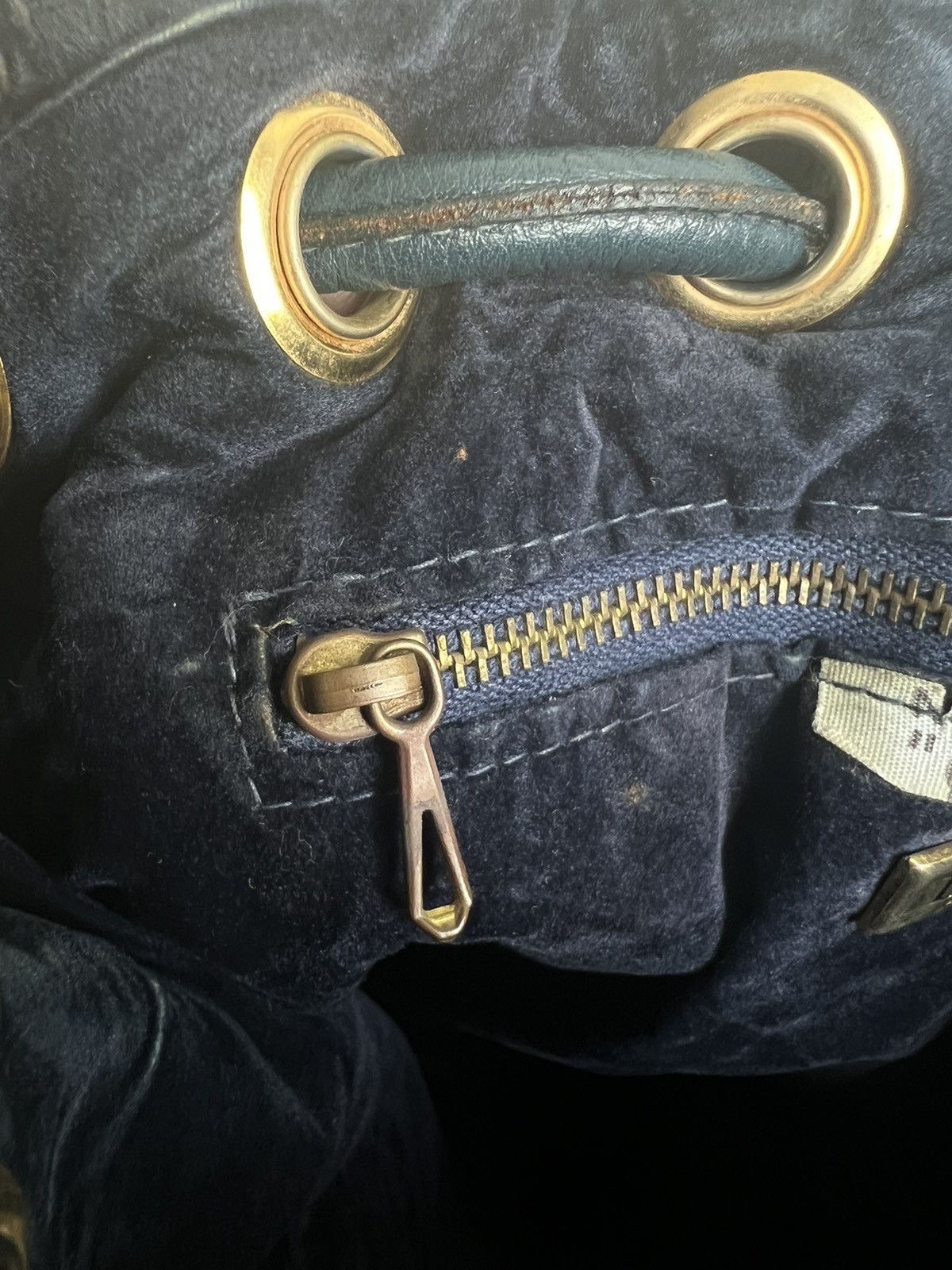 Lanvin 1980s Lanvin Paris Monogram Jacquard Hybrid Velvet Backpack Size ONE SIZE - 10 Thumbnail