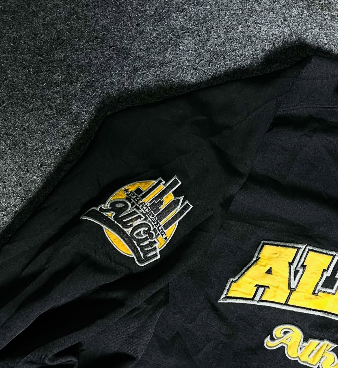 Phat Farm × Vintage HIPHOP VARSITY JACKET PHAT FARM ALL CITY ATHLETIQUES 92 Size US XXL / EU 58 / 5 - 11 Thumbnail