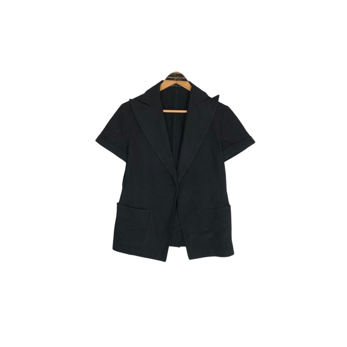 Yohji Yamamoto Vintage Yohji Yamamoto Noir S/S 2005 Cotton Canvas Jacket Size S / US 4 / IT 40 - 2 Thumbnail
