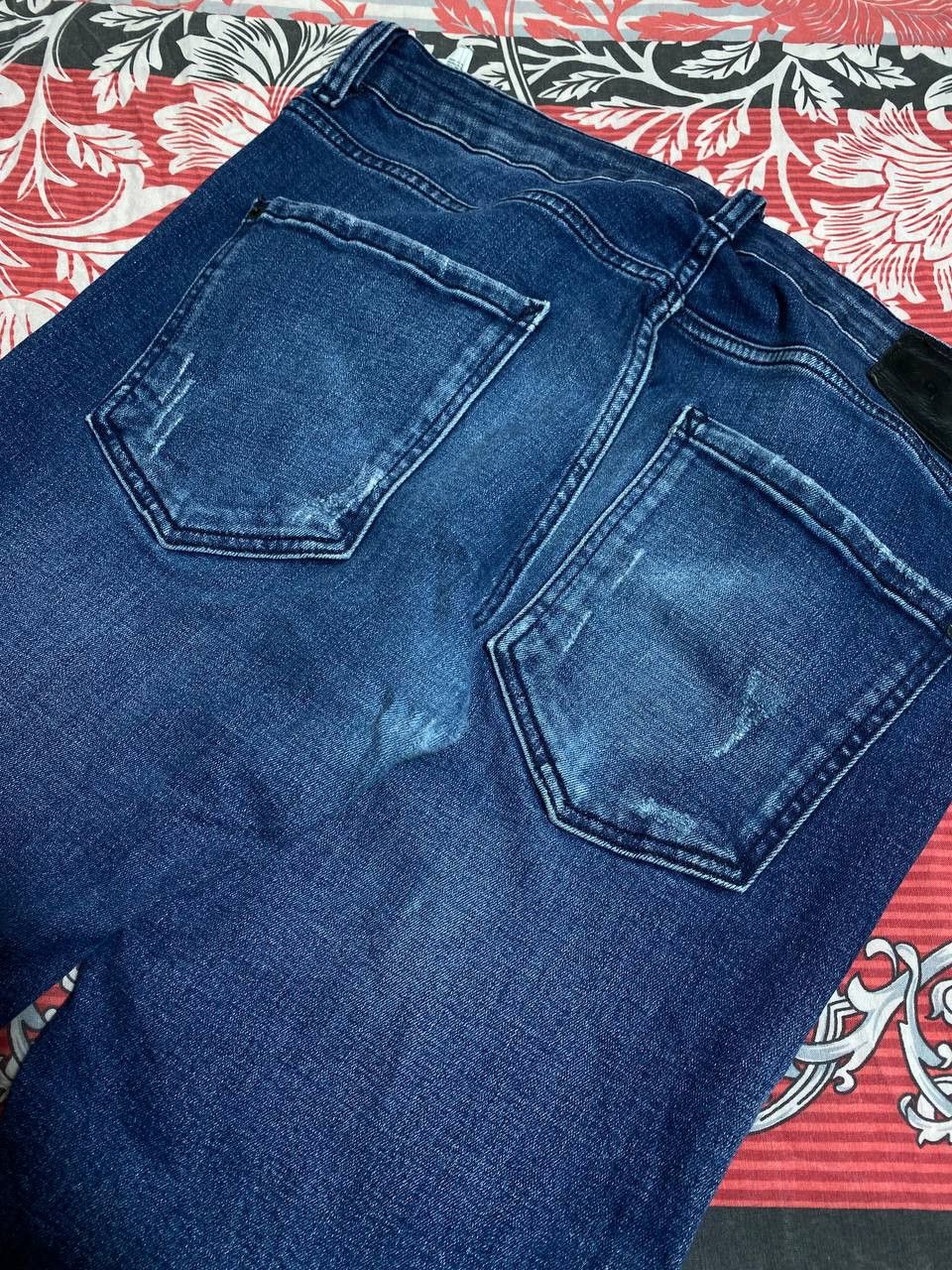 Dsquared2 × Japanese Brand Crazy Crash Dirty Baggy Faded Jean Japan Avant Garde Style Size US 32 / EU 48 - 5 Thumbnail