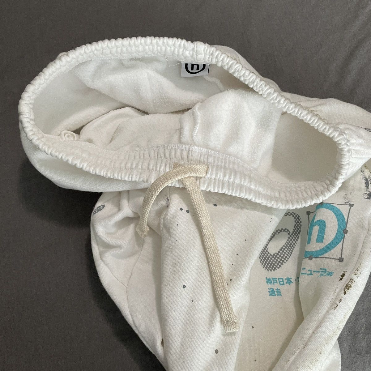 Asics × HIDDEN Hidden x ASICS NY Visual Dynamics Sweatpants White M Size US 32 / EU 48 - 9 Thumbnail