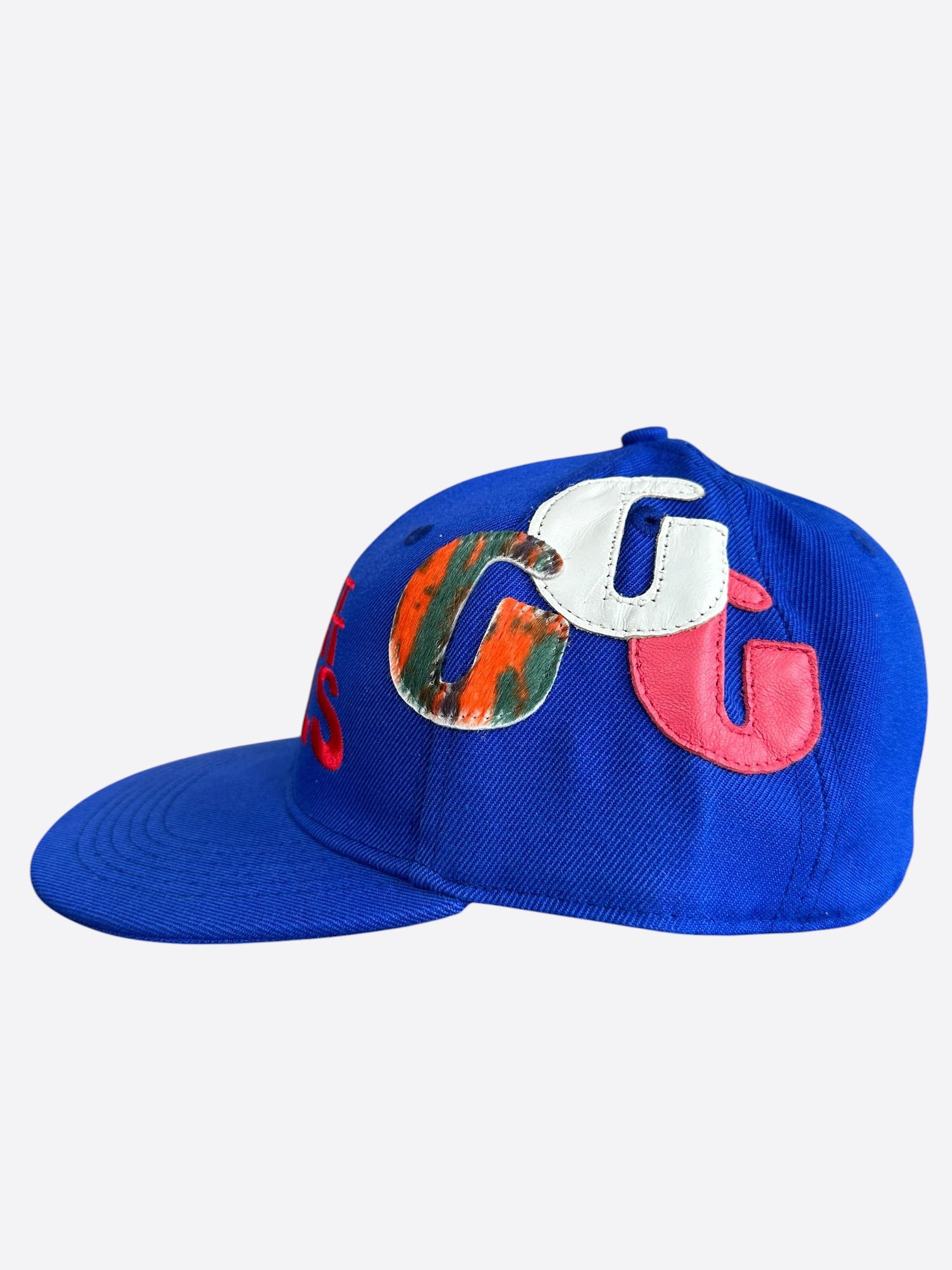 Gallery Dept. Gallery Dept Blue & Multicolor ATK G-Patch Fitted Hat Size ONE SIZE - 4 Thumbnail