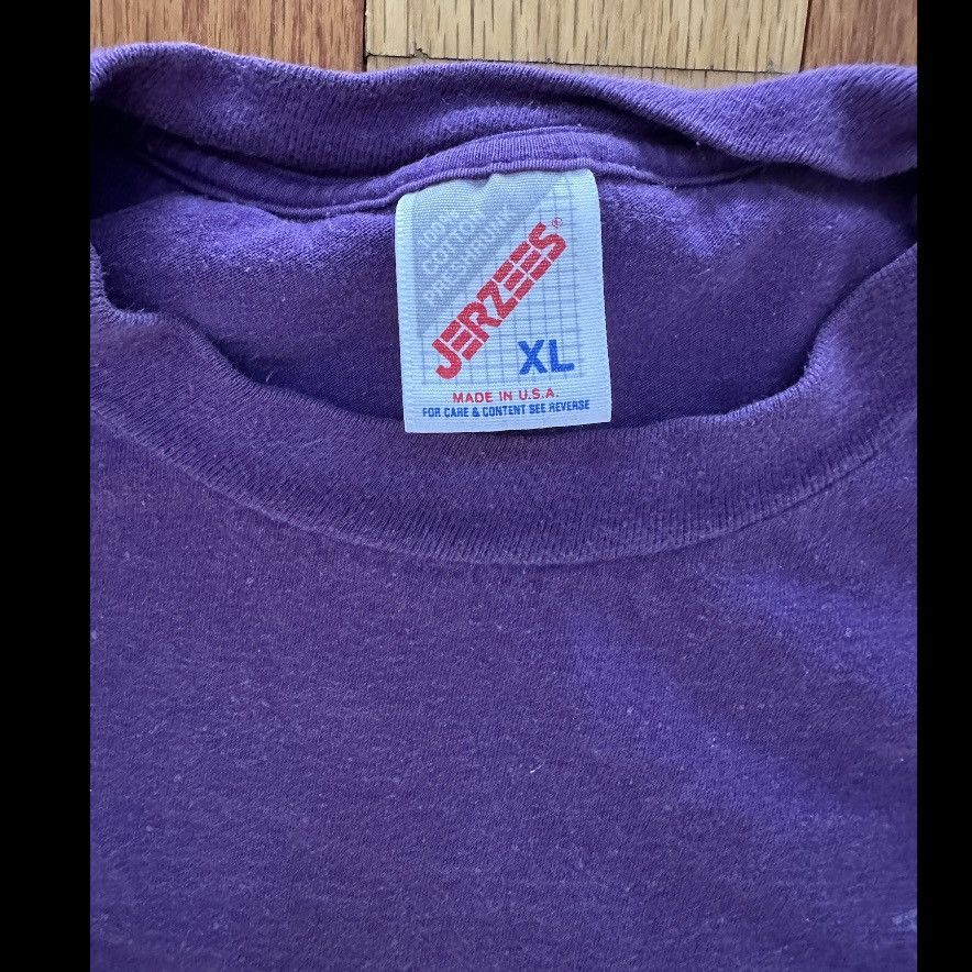 Jerzees 1990s BONNY DOON VINEYARDS PACIFIC RIM RIESLING WINE TSHIRT Size US XL / EU 56 / 4 - 5 Thumbnail