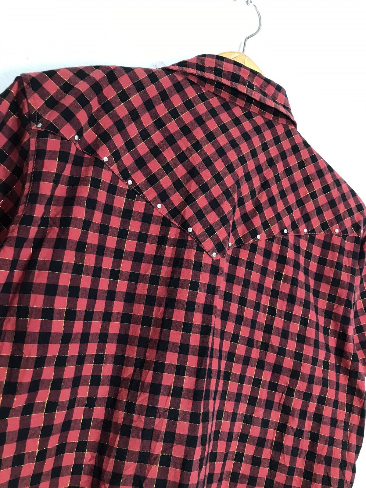 GOA Studded Western checked Shirt studded Punk style Size US M / EU 48-50 / 2 - 4 Thumbnail