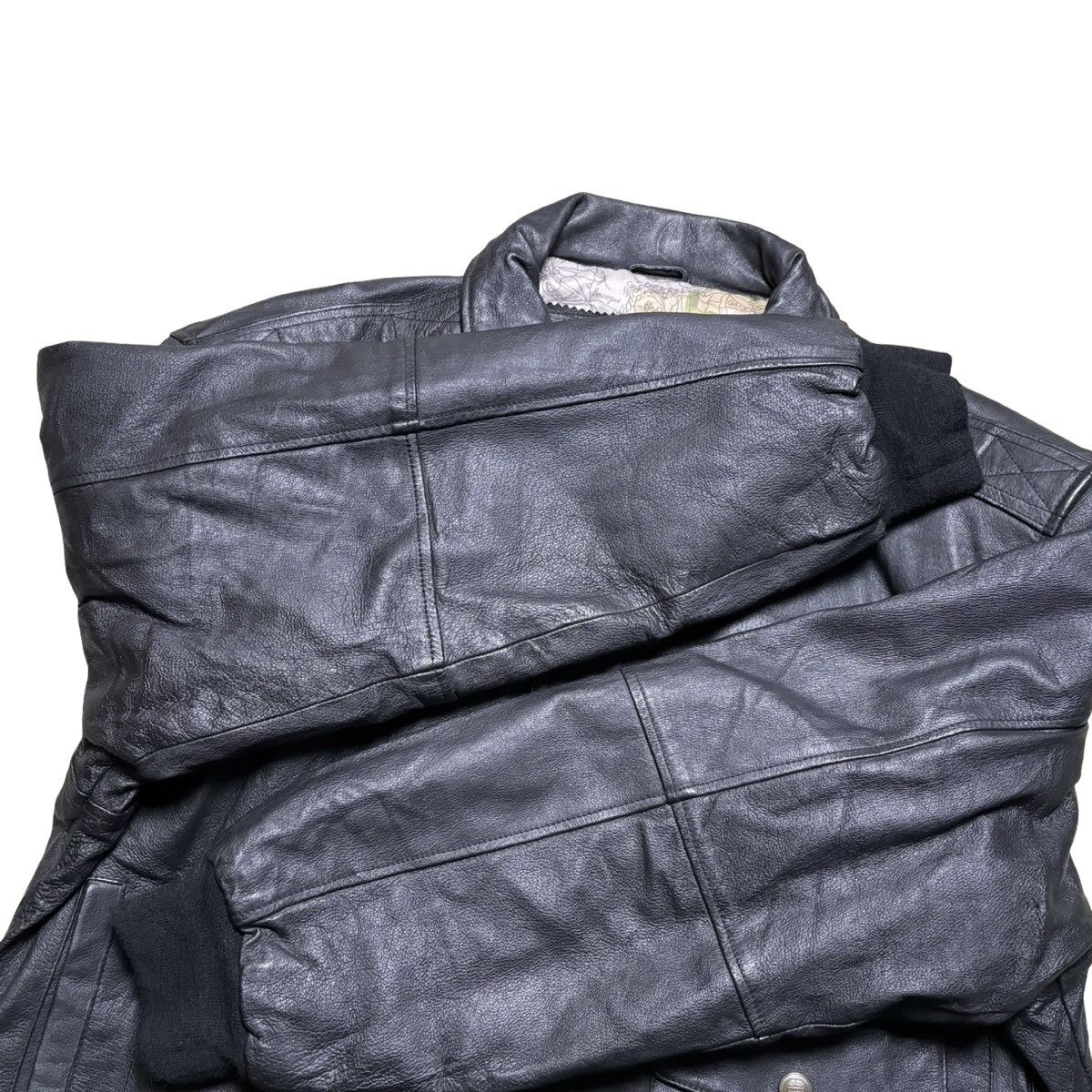 Other Vintage Cougar Black Leather Jacket Bomber Flight A2 Men's L Size US L / EU 52-54 / 3 - 6 Thumbnail