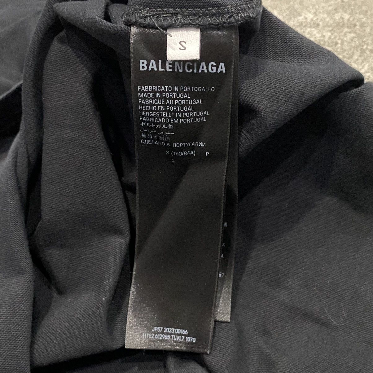 Balenciaga Balenciaga Black Paris Tee Size US S / EU 44-46 / 1 - 2 Thumbnail