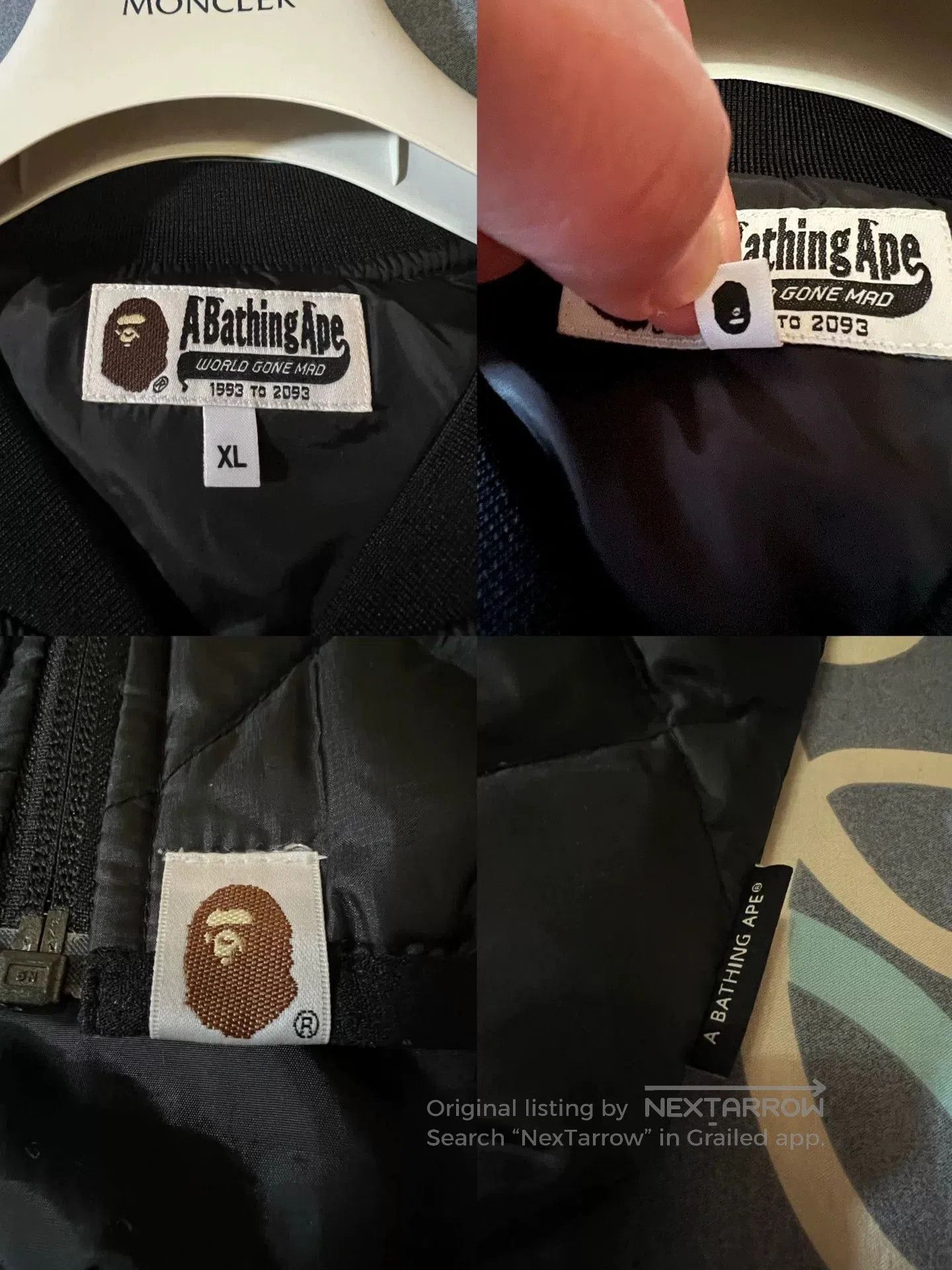 Bape bape black fleece gorilla head down vest. Size US XL / EU 56 / 4 - 9 Thumbnail