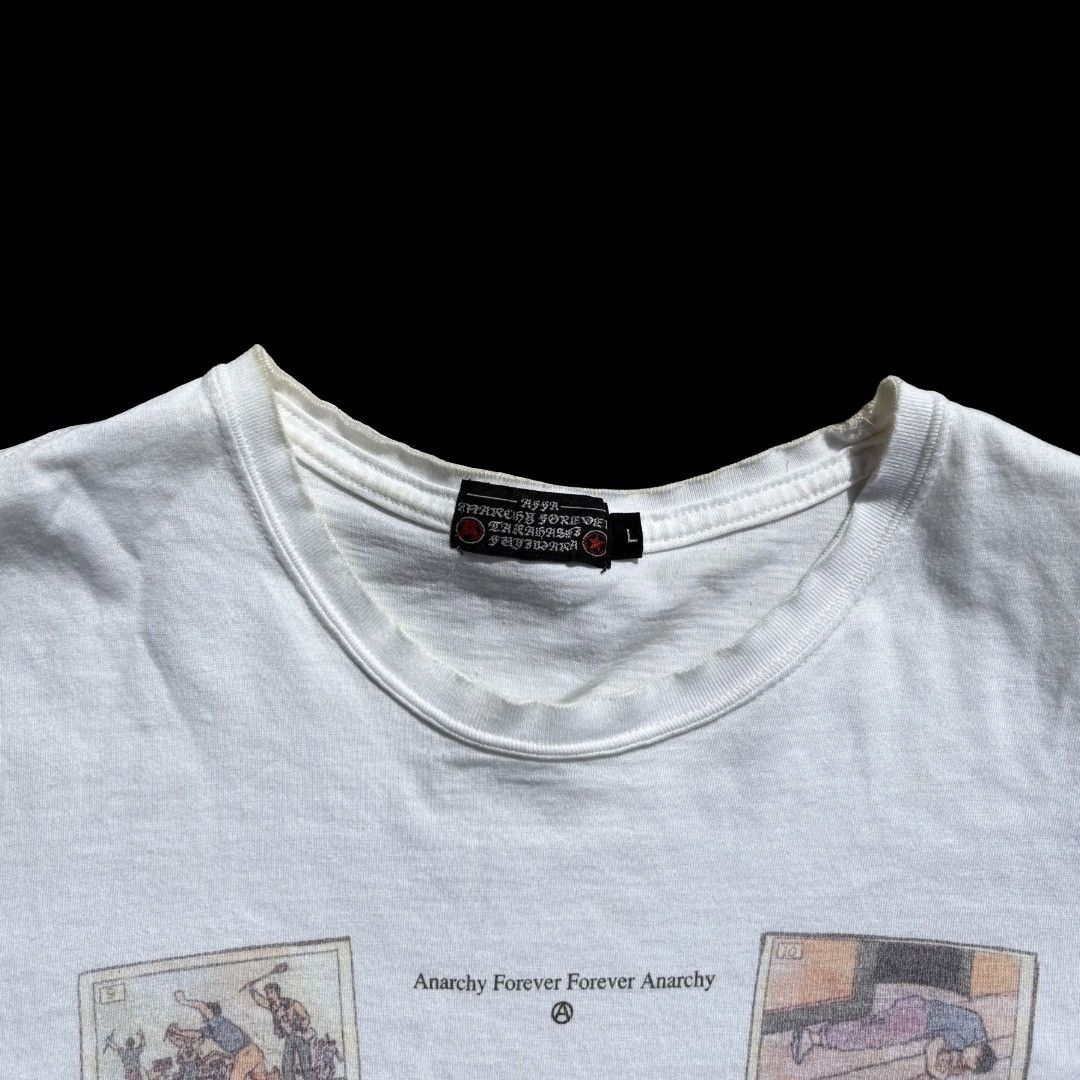 A.F.F.A. AFFA | Vintage "Anarchy Forever" Comic Archive Tee White Size US L / EU 52-54 / 3 - 4 Thumbnail