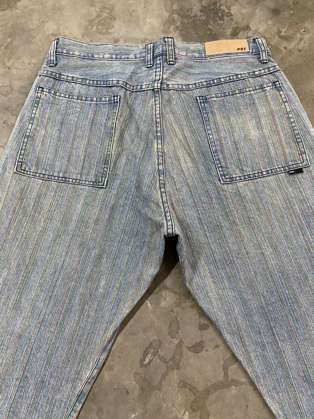 Hysteric Glamour × If Six Was Nine × Tornado Mart Baggy Jeans P01 Multicolour Jeans Thread @243 Size US 32 / EU 48 - 10 Thumbnail