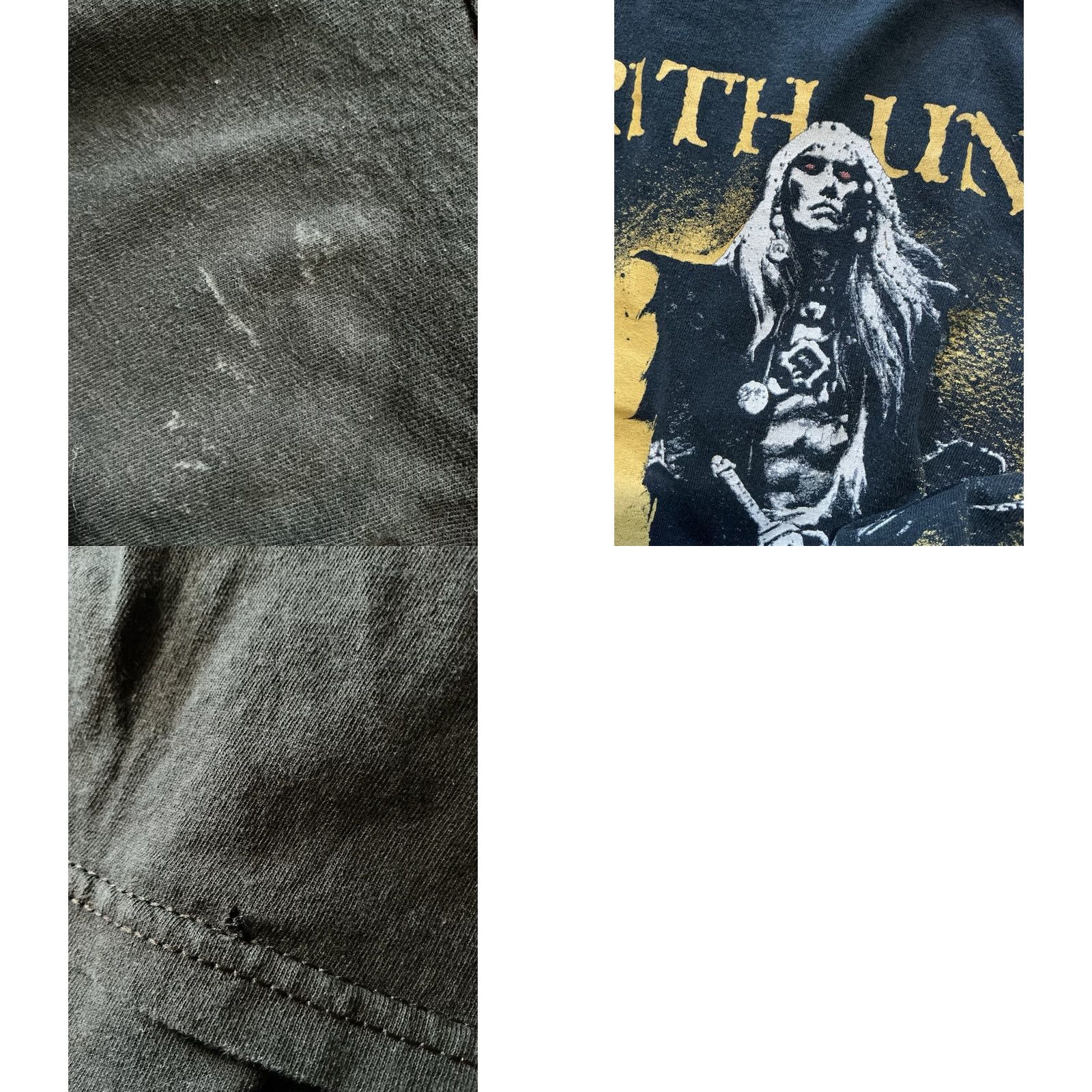 Fruit Of The Loom Cirith Ungol Forever Black Heavy Doom Metal Band 2020 Album Graphic T-Shirt Sz.S Size US S / EU 44-46 / 1 - 8 Thumbnail