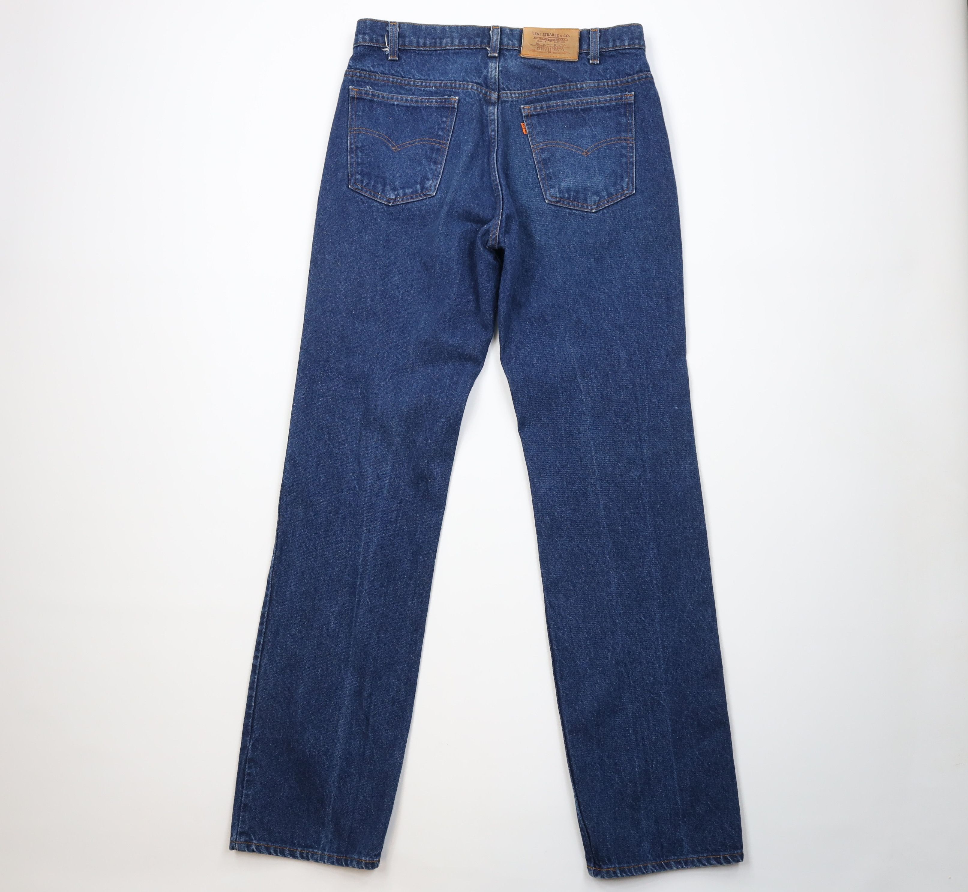 Levi's Vintage 80s Levis 509 Orange Tab Straight Leg Denim Jeans Size US 34 / EU 50 - 10 Thumbnail