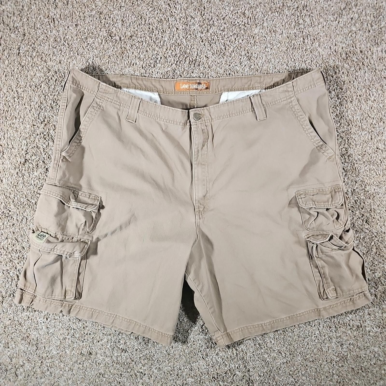 Lee Lee Dungarees Cargo Shorts Sz 48 Khaki Utility Grunge Size US 44 / EU 60 - 1 Thumbnail