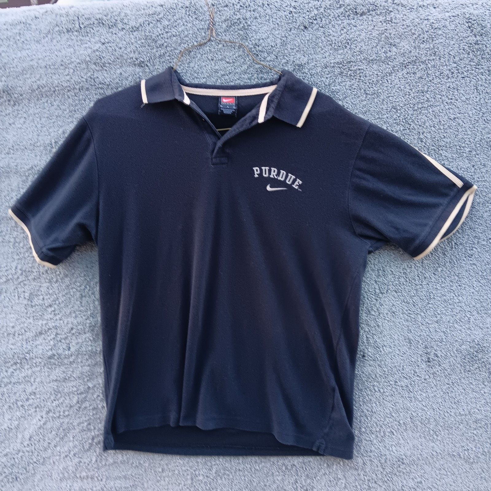 Nike Purdue Boilermakers Nike Polo Shirt Mens XL Black Size US XL / EU 56 / 4 - 1 Thumbnail