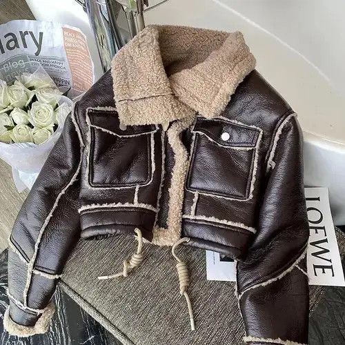 Japanese Brand Jack Black Lambswool Jacket Winter Thickened Plus Size ONE SIZE - 3 Thumbnail