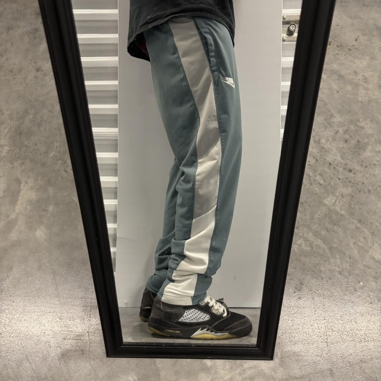 Nike × Vintage Crazy Vintage Y2K/2000s Blue White Nike Track Pants! Size US 30 / EU 46 - 1 Thumbnail