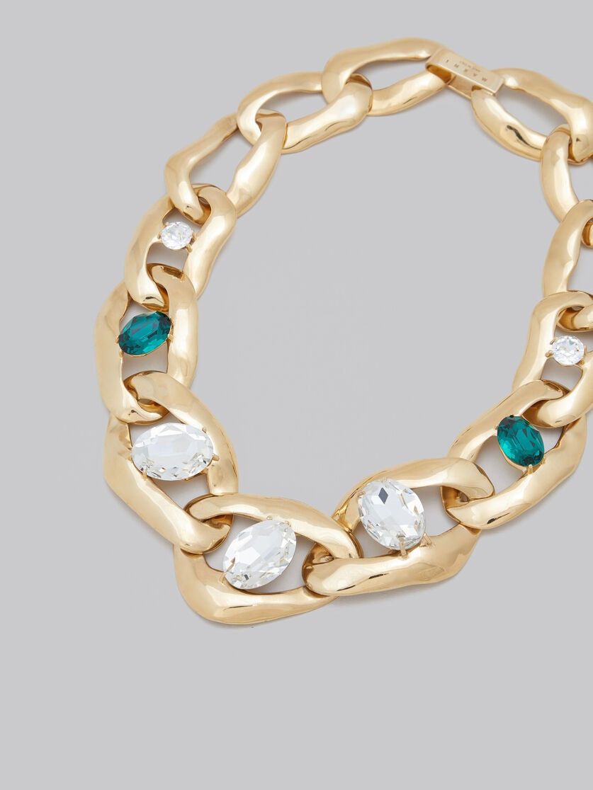 Marni oc11z0525 Size:OS/Metal Chain Necklace in Multicolor Size ONE SIZE - 2 Thumbnail