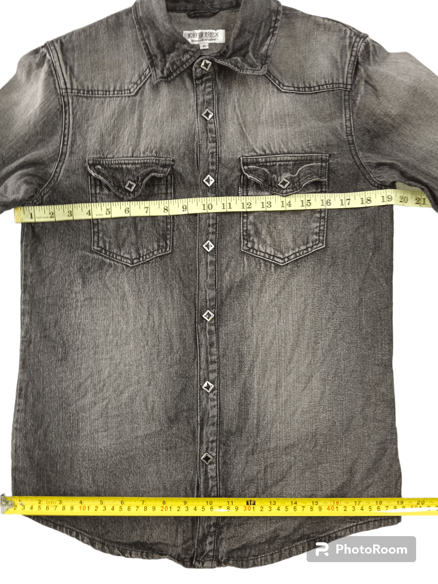LOWBOX Rare💥Lowbox Button Ups Long Sleeve Denim Shirts Size US M / EU 48-50 / 2 - 8 Thumbnail