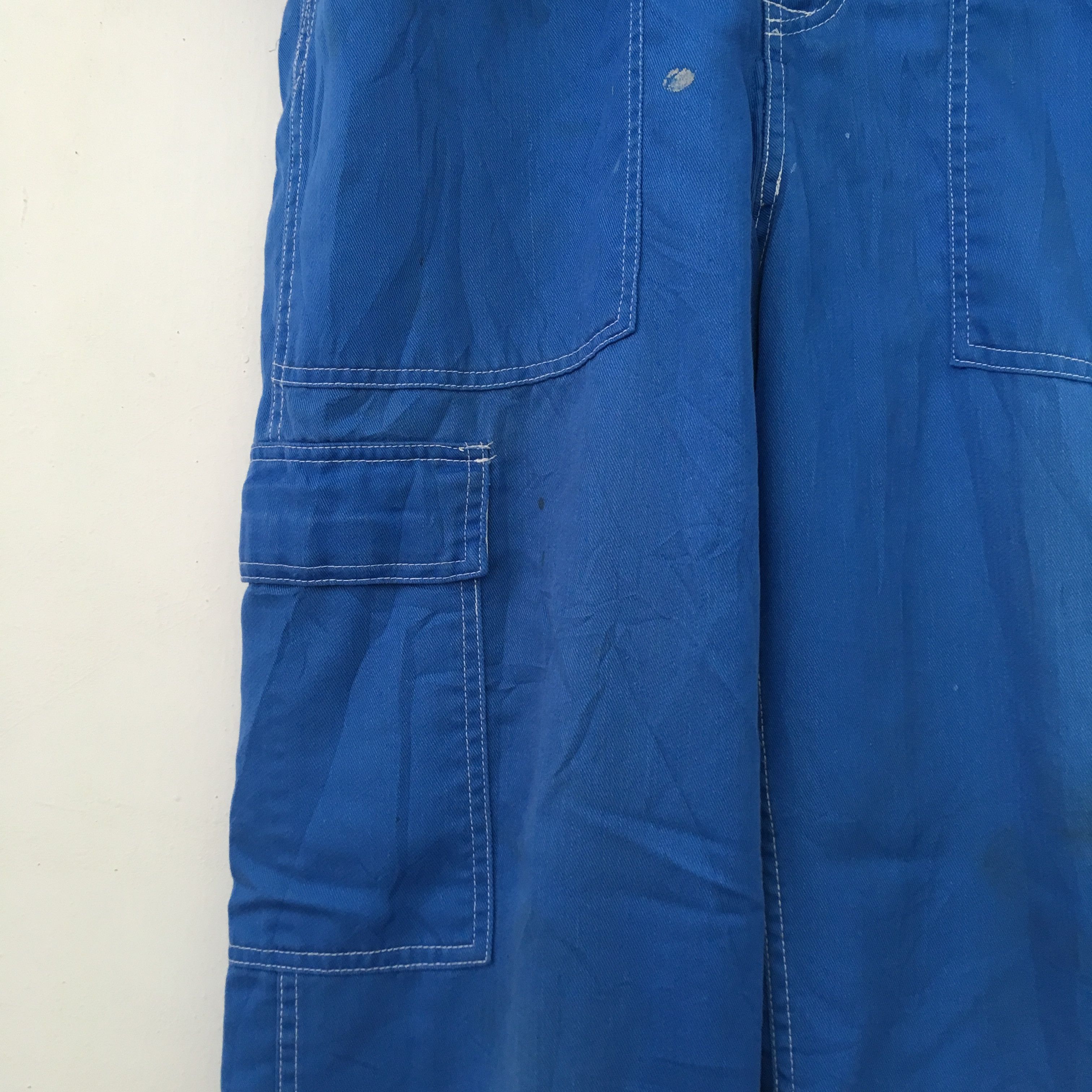 Japanese Brand Vintage 90's Netz Japan Factory Blue Coverall Racing Coat Size US L / EU 52-54 / 3 - 7 Thumbnail