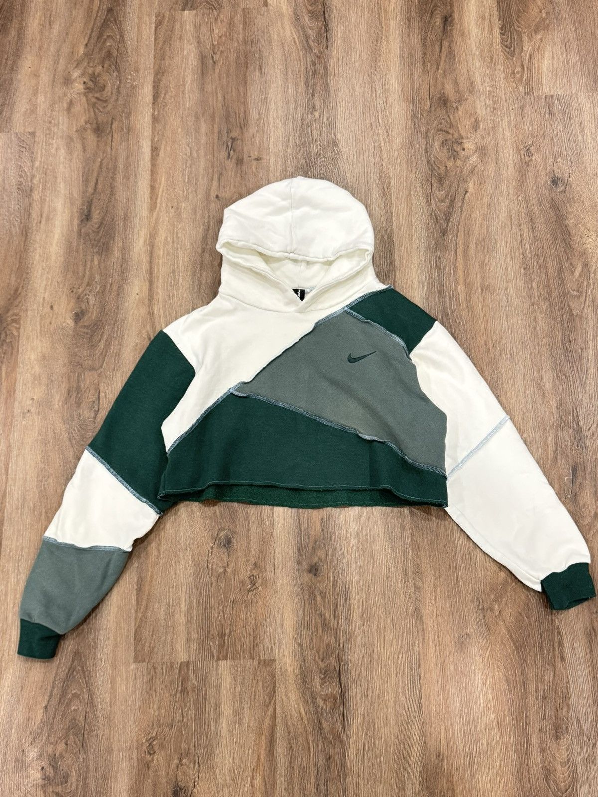 Custommade Frankie Reworked Custom Nike cropped hoodie Size XS / US 0-2 / IT 36-38 - 3 Thumbnail