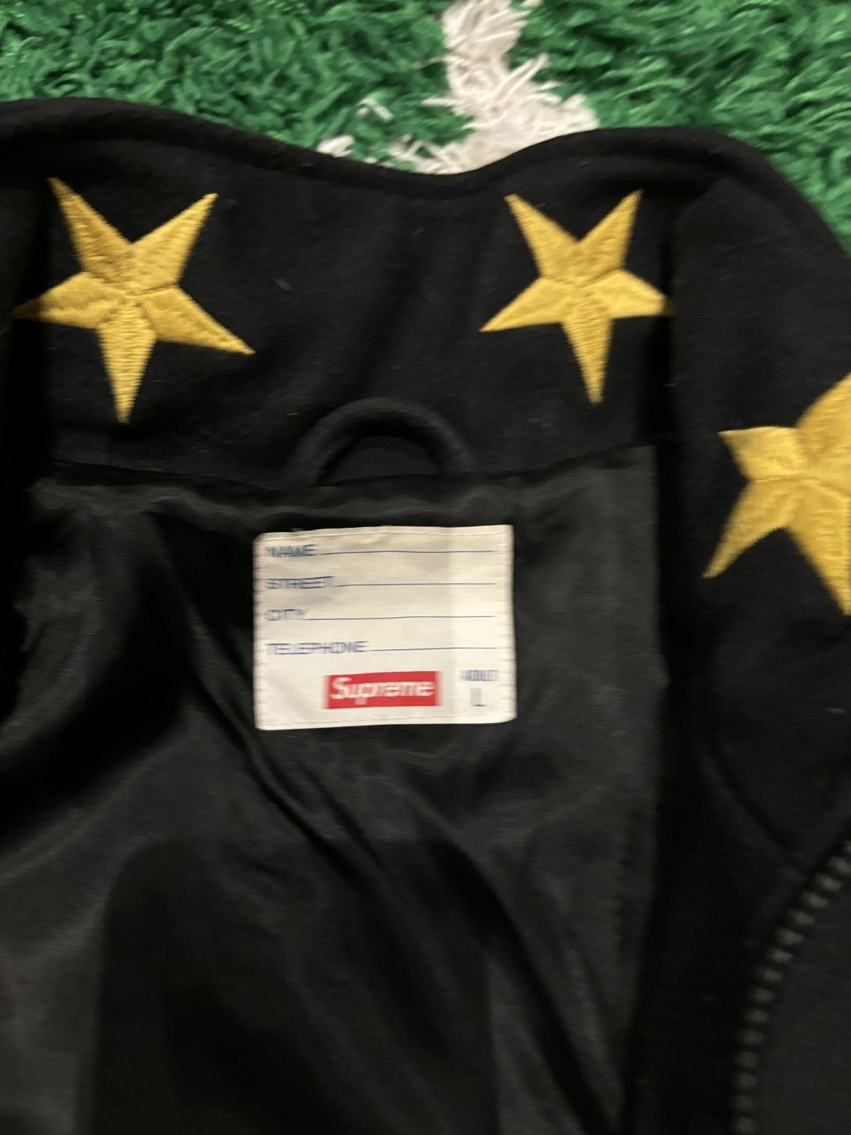 Supreme Supreme Stars Zip Stadium Jacket Size US L / EU 52-54 / 3 - 7 Thumbnail