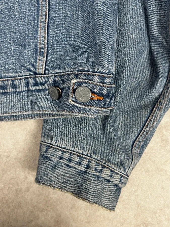 Armani 1990s Armani Light Blue Denim Jacket Size US L / EU 52-54 / 3 - 9 Thumbnail