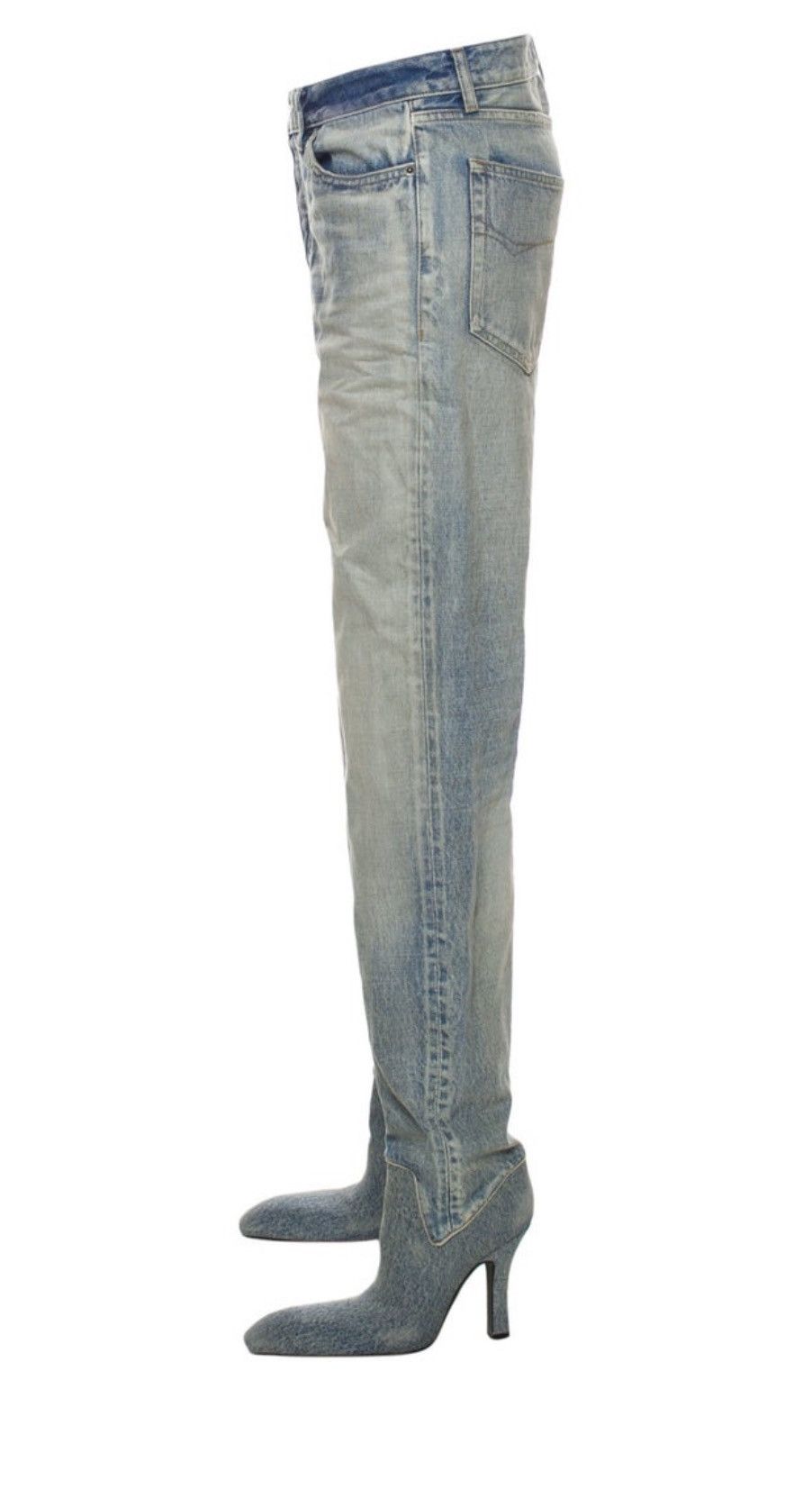 Balenciaga Balenciaga Denim Jeans Pantaboots Size US 8 / IT 38 - 2 Thumbnail