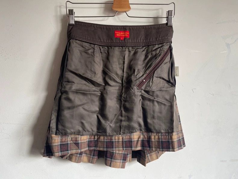 Vivienne Westwood Vivienne Westwood size2 Kaggle pleated slant zipper skirt Size 26" / US 2 / IT 38 - 8 Thumbnail