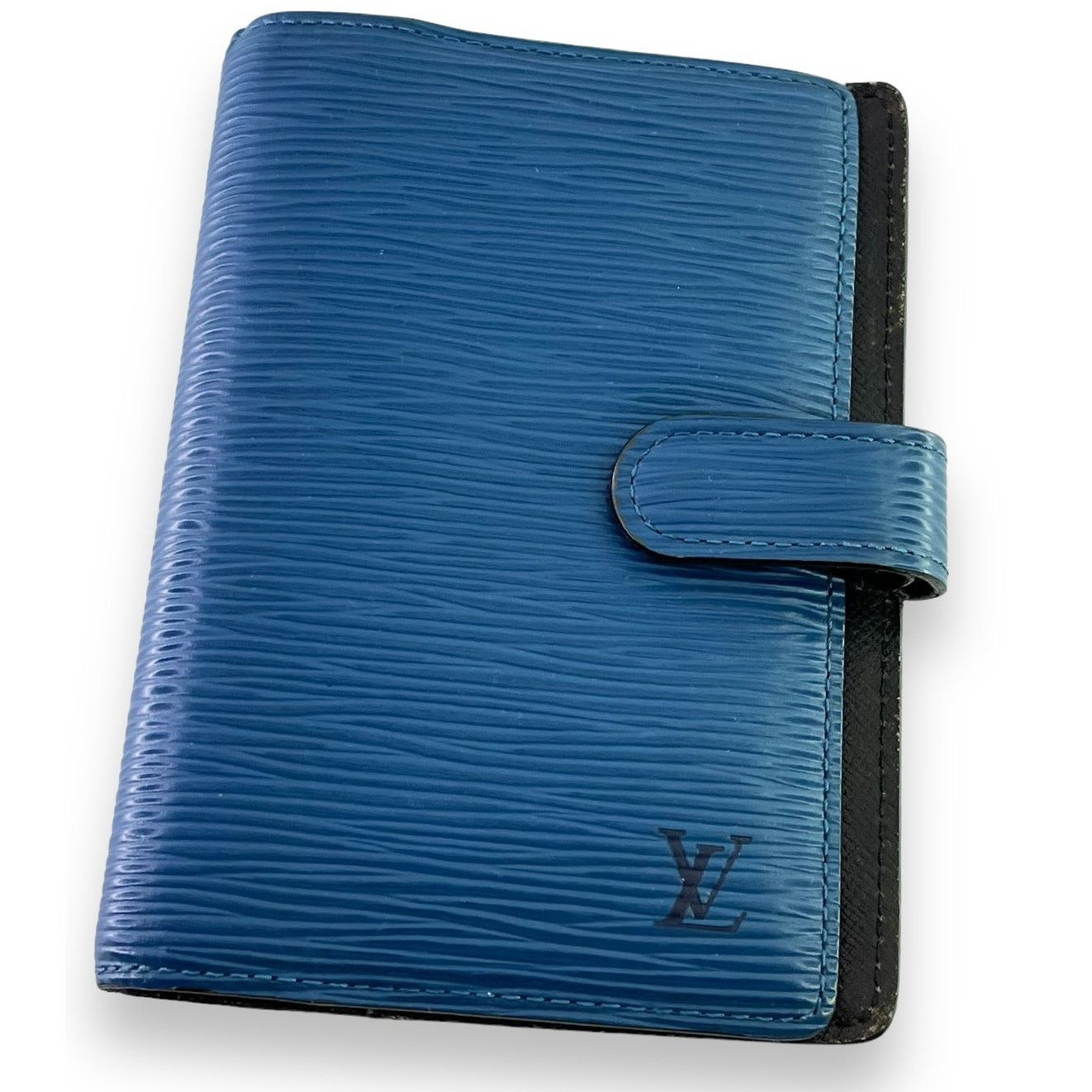 Louis Vuitton Louis Vuitton Vintage Blue Epi Small Agenda Cover Size ONE SIZE - 1 Thumbnail