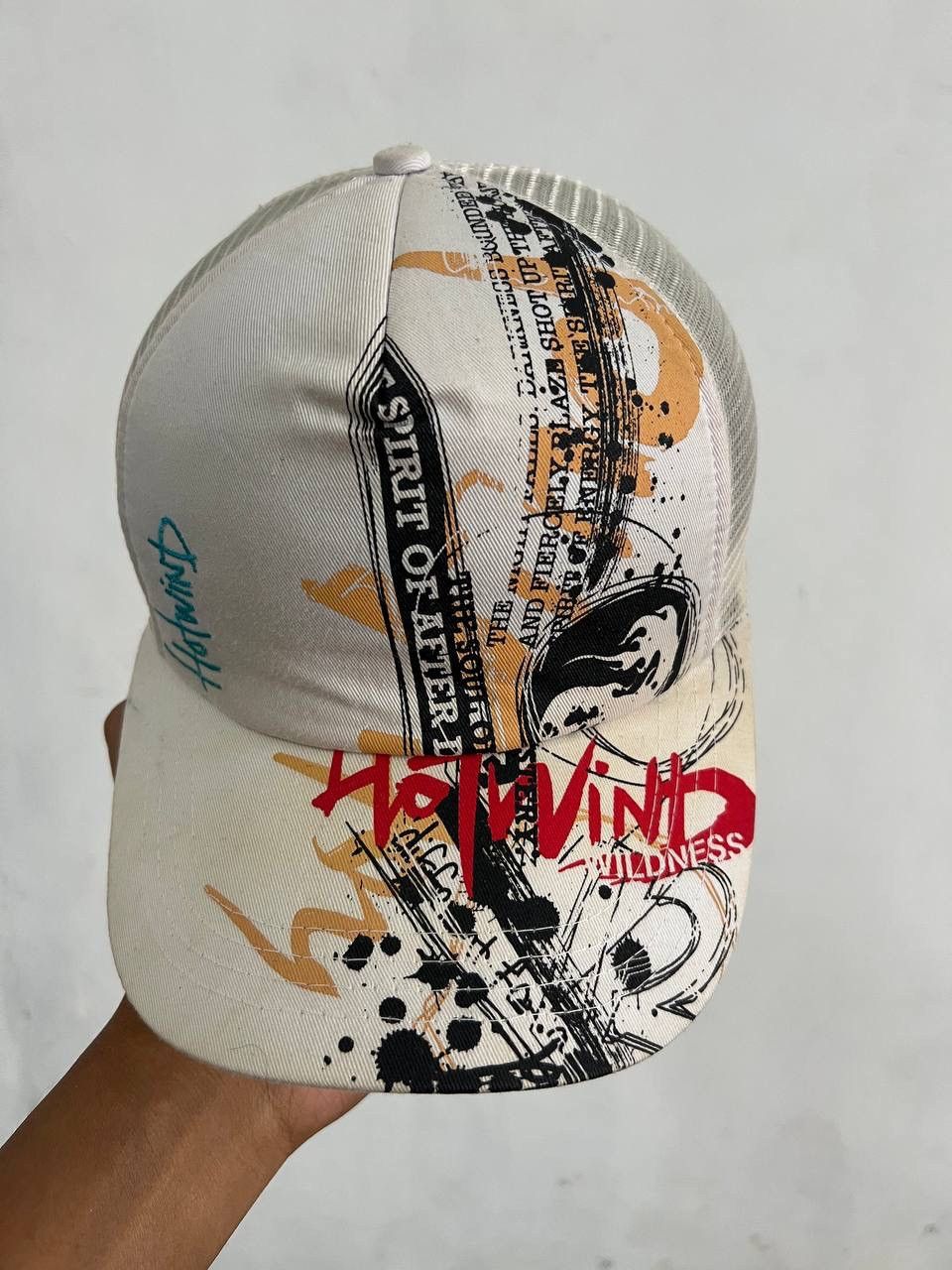 Hat Club Hotwind Wildness Avant Garde Trucker Hat Size ONE SIZE - 8 Thumbnail