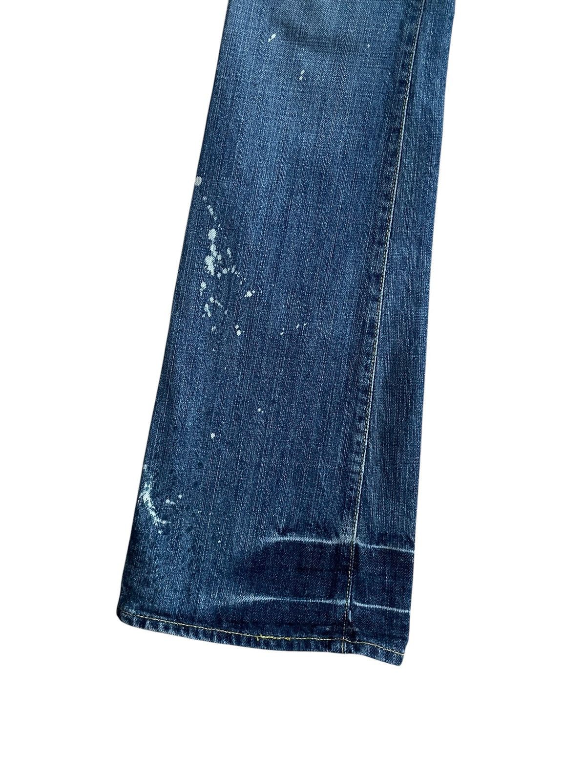 Paper Denim & Cloth Vintage Brand Paper Denim Painting Flared Jeans 2000s Size US 26 / EU 42 - 5 Thumbnail