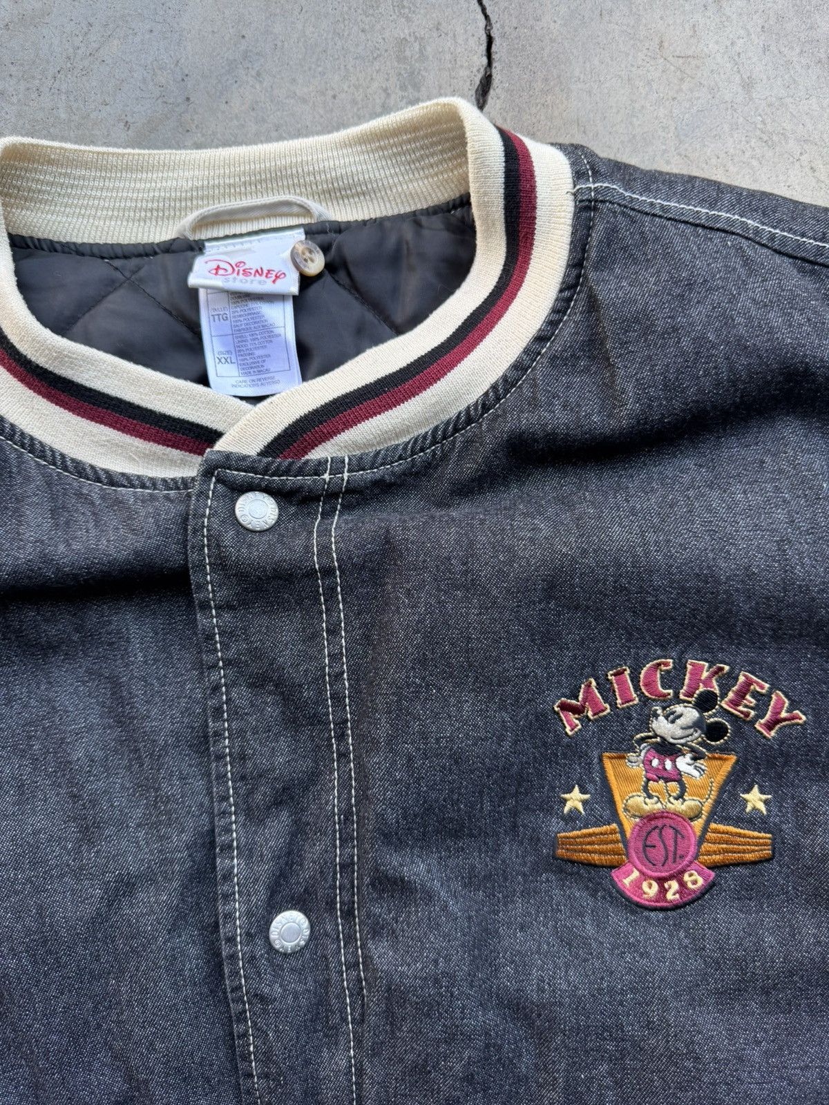 Disney Vintage Disney Varsity Jacket Size US XXL / EU 58 / 5 - 2 Thumbnail