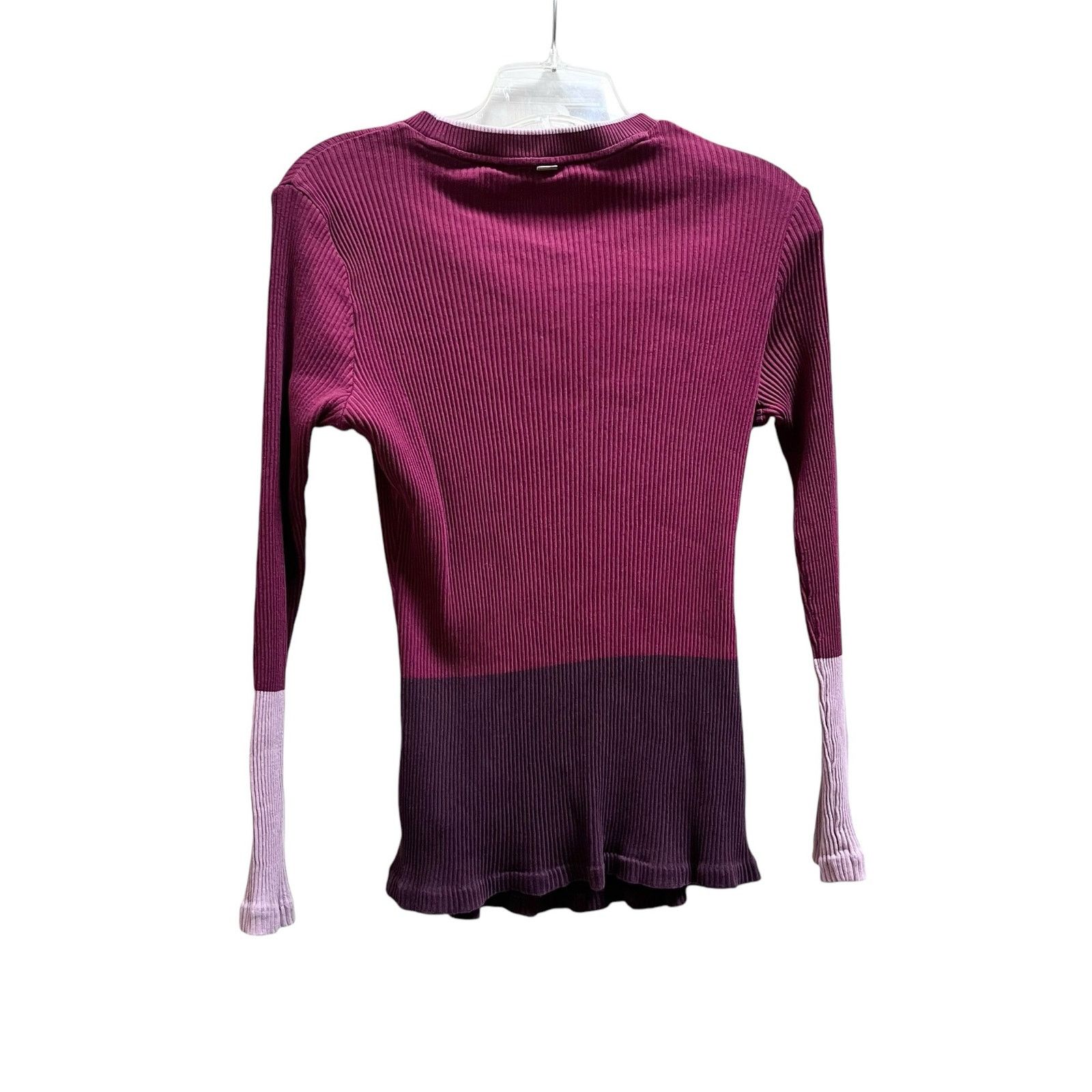 Hugo Boss BOSS Hugo Boss Emalee Grenadine Burgundy Color Block Sweater Size XL / US 12-14 / IT 48-50 - 4 Thumbnail