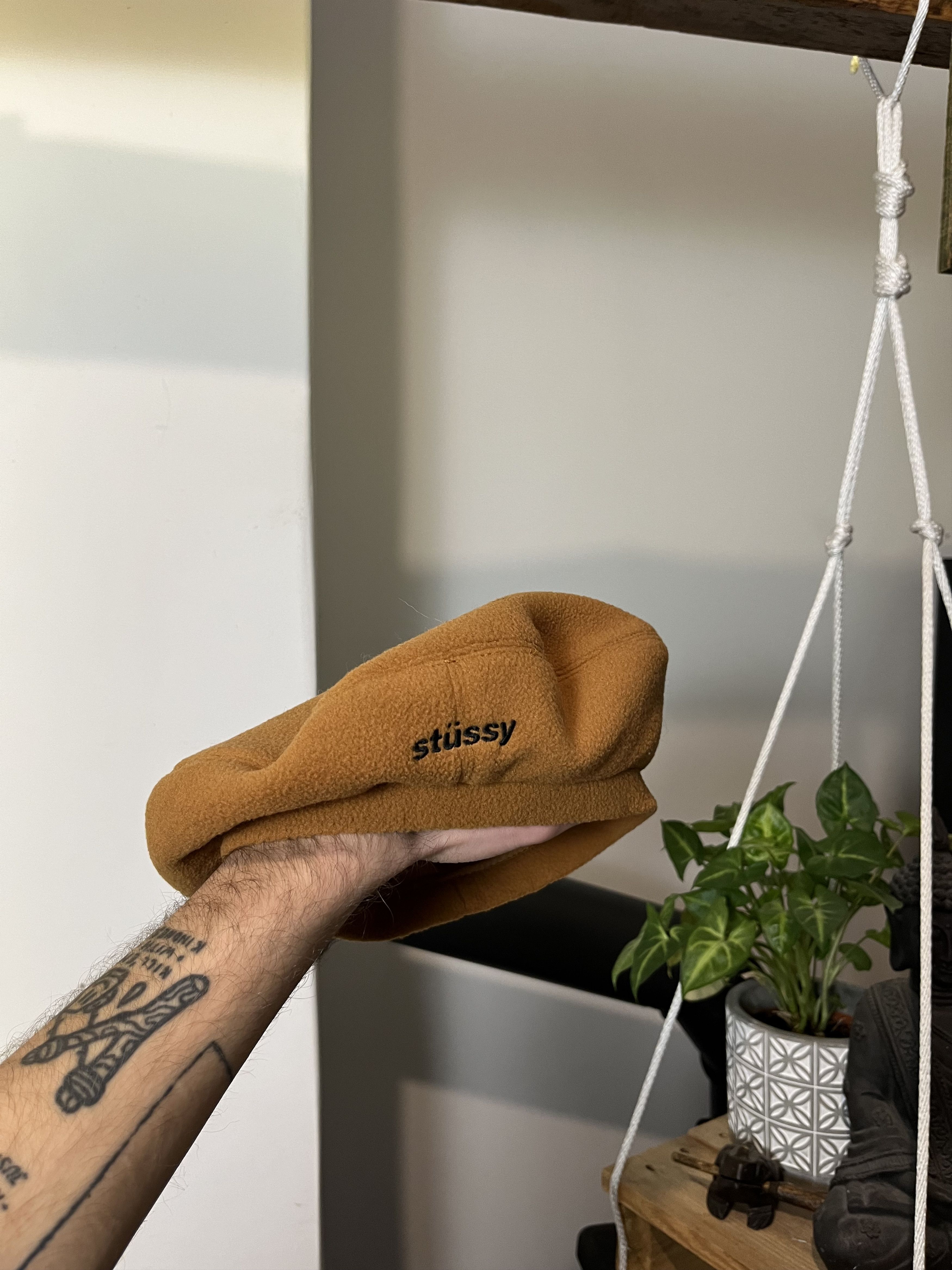 Stussy Bristol Polar Fleece Beret Tobacco Accessories