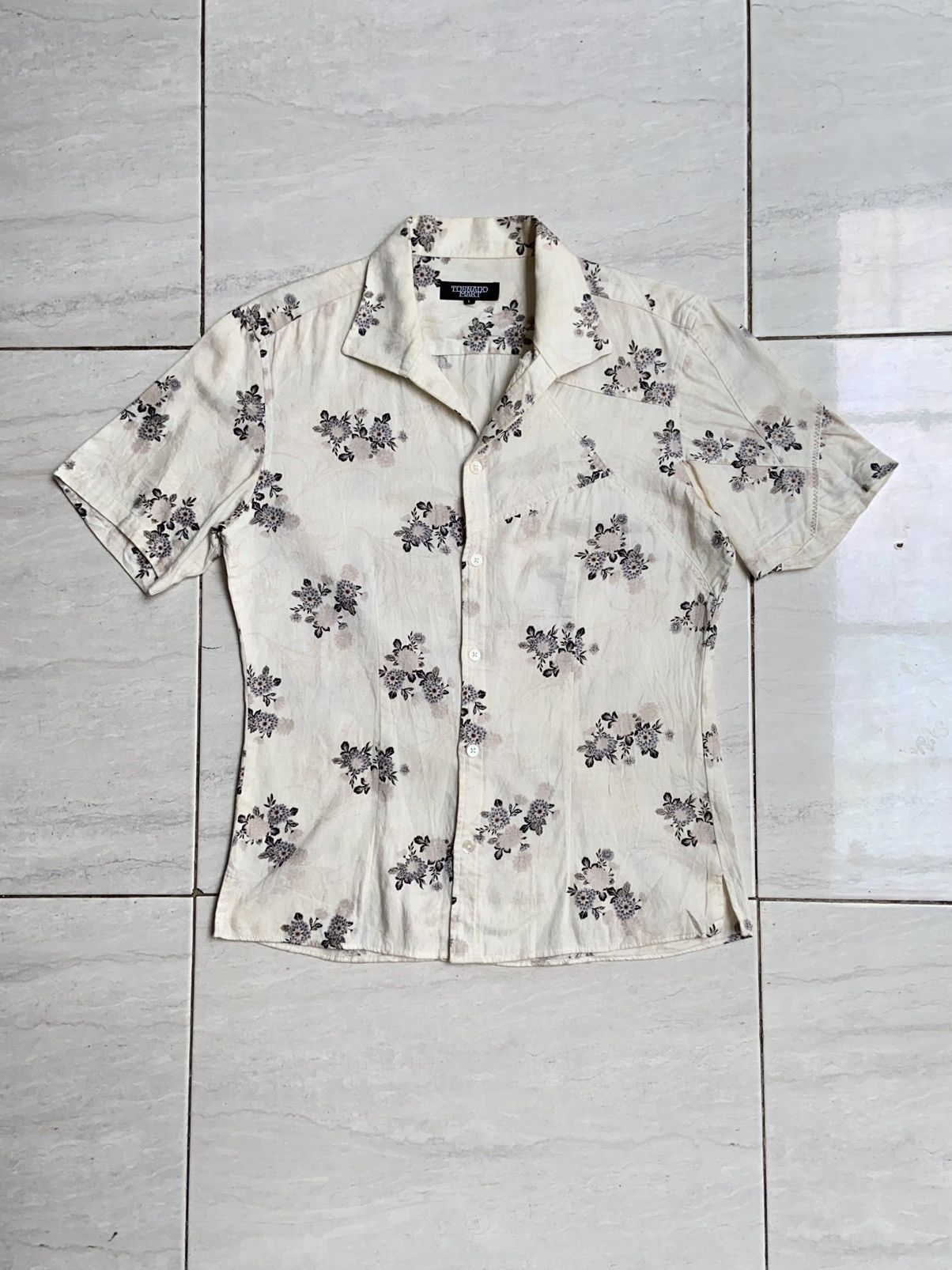 Tornado Mart TORNADO MART Flower Motive Shirt Size US S / EU 44-46 / 1 - 6 Thumbnail