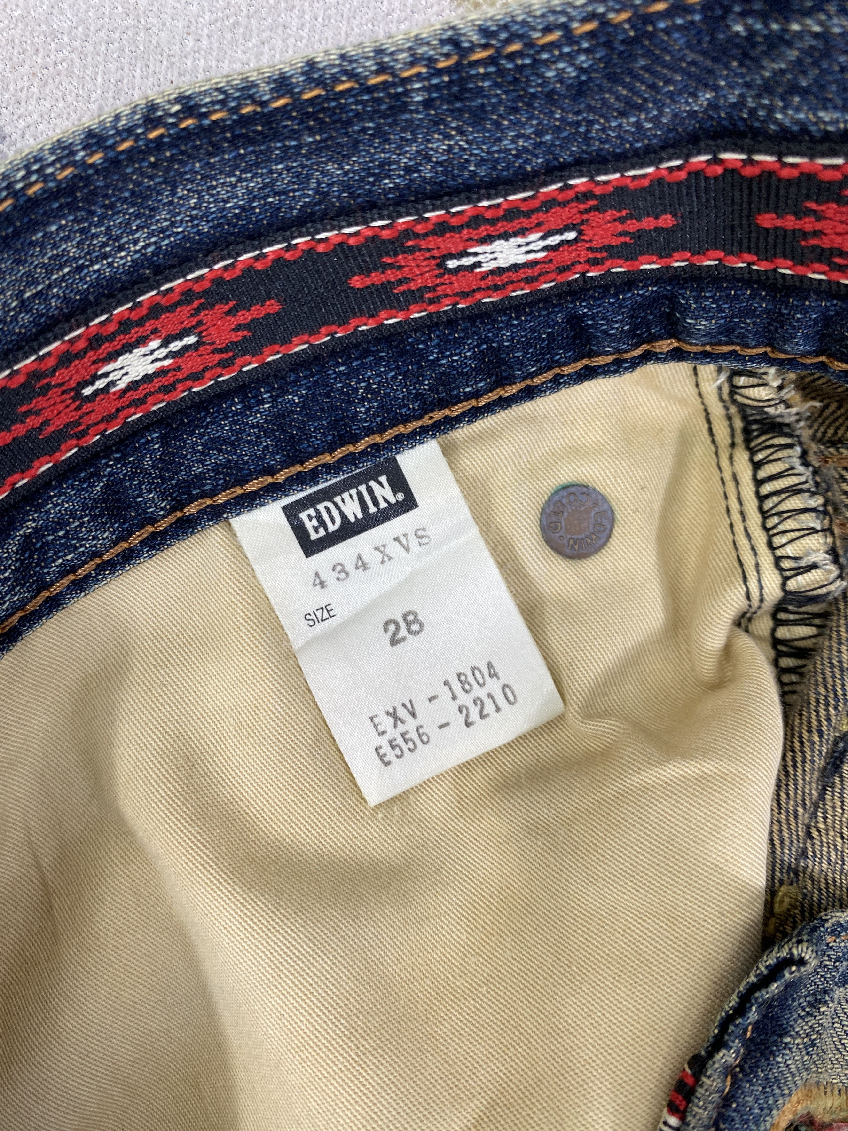If Six Was Nine Faded Blue Vintage Edwin xv Jeans 31x29.5 - JN3053 Size US 31 - 9 Thumbnail