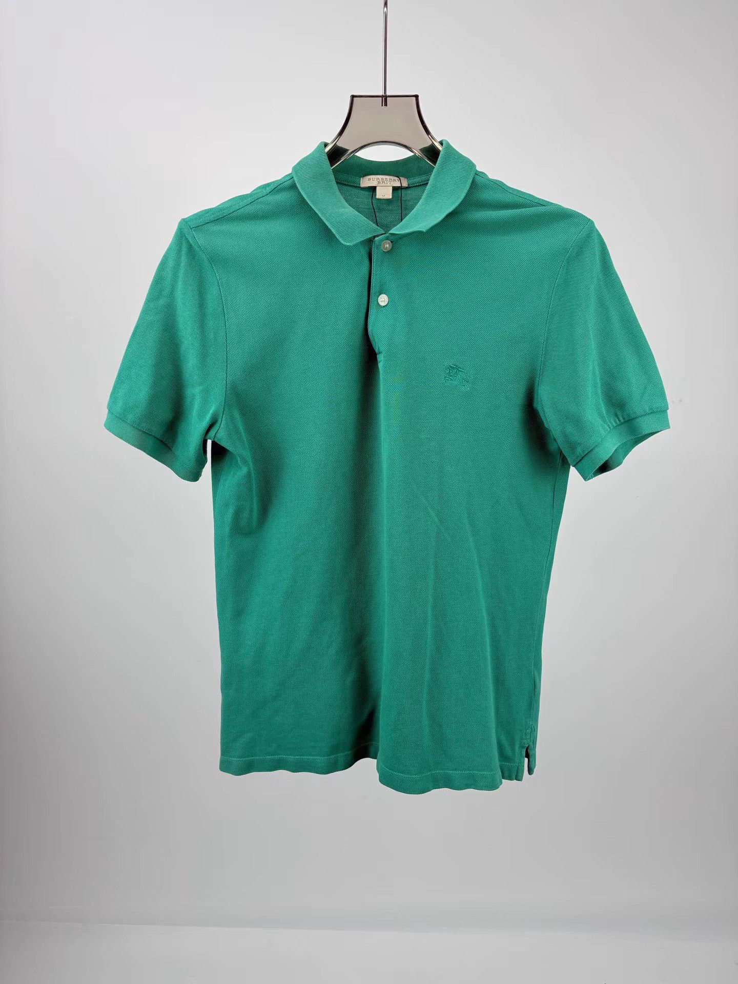 Burberry BURBERRY Equestrian Knight Embroidered Short Sleeve Polo Size US M / EU 48-50 / 2 - 1 Thumbnail