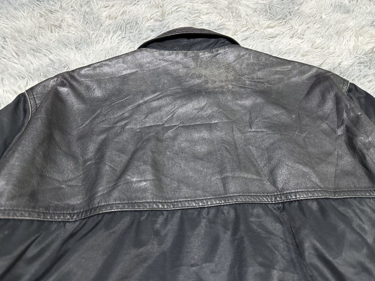 Valentino 🔥Archived Valentino Hybrid Cowhide Leather Jacket Patina Size US XL / EU 56 / 4 - 15 Thumbnail