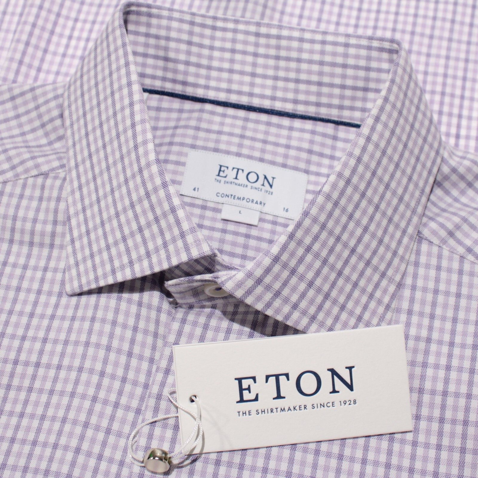 Eton Eton New with tags Shirt Size L US In Purple Size US L / EU 52-54 / 3 - 1 Thumbnail
