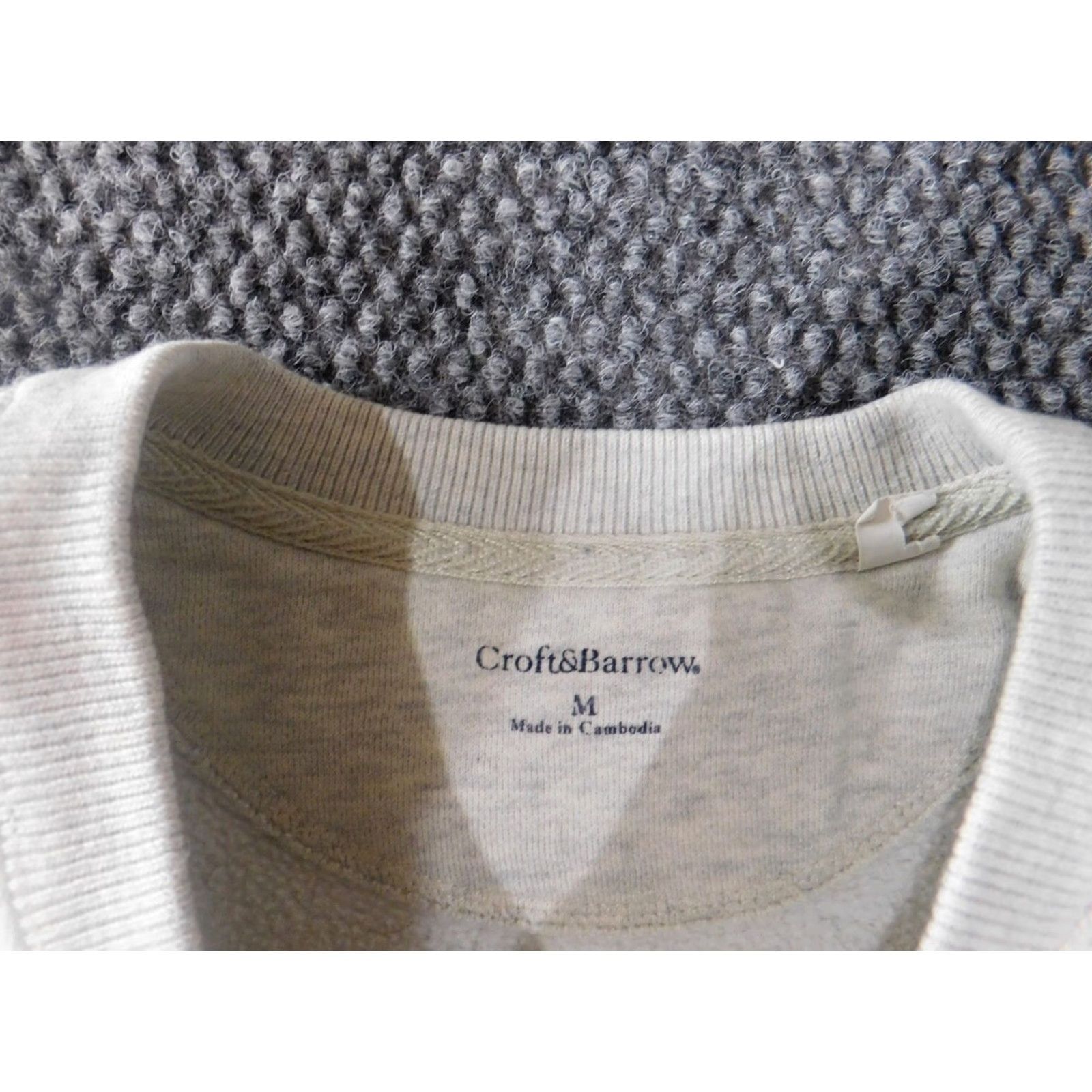 Croft & Barrow Croft & Barrow Men Sweater M Beige Eagle Graphic Pullover Crewneck Size US M / EU 48-50 / 2 - 6 Thumbnail