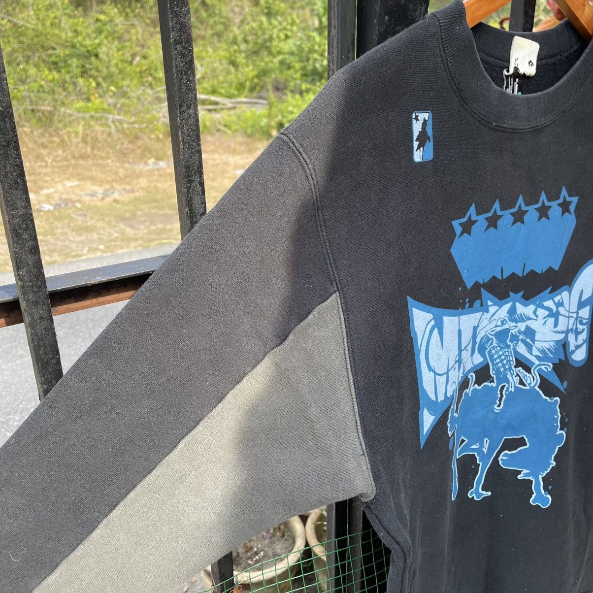 Japanese Brand 🔥🇯🇵Vintage Madpager Big Bison Logo Two Tone Sweatshirt Size US S / EU 44-46 / 1 - 8 Thumbnail