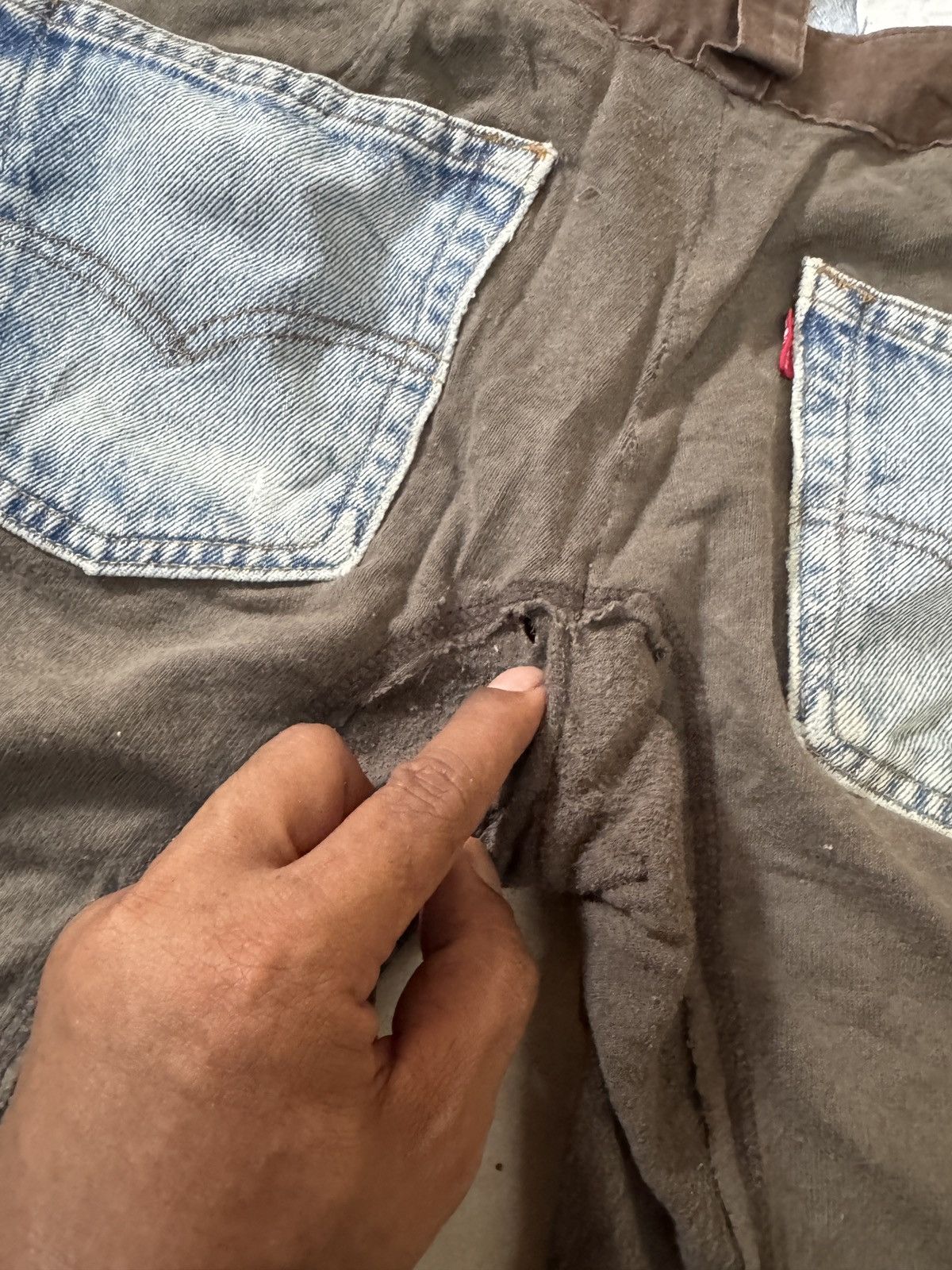 If Six Was Nine × Levi's Jungle Cat x Levis custom hobo style short Size 31" - 4 Thumbnail