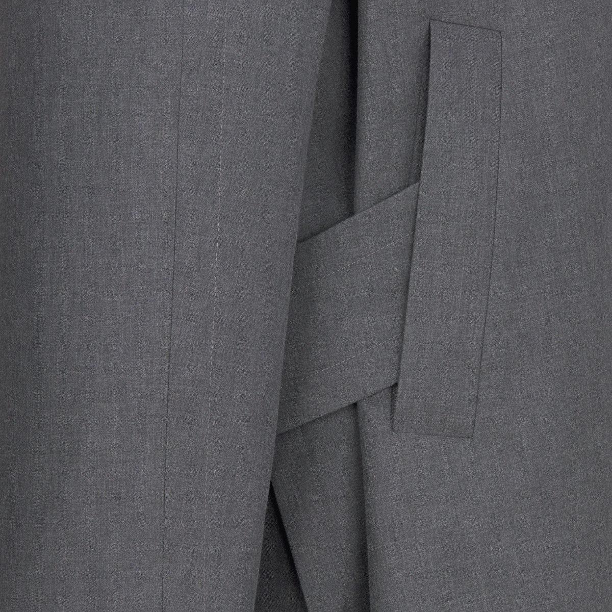Dior o1bcso1str0326 Coat With Martingale Belt in Grey Size US L / EU 52-54 / 3 - 3 Thumbnail