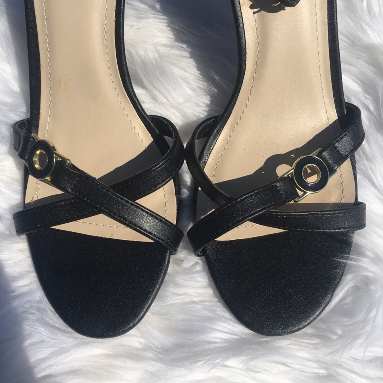 Other Bamboo Tully ankle strap sandal heels NEW women's 9 Size US 9 / IT 39 - 5 Thumbnail