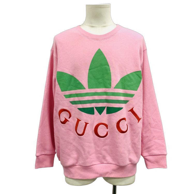 Gucci Gucci x Adidas Logo Sweatshirt Size M Size US M / EU 48-50 / 2 - 1 Thumbnail