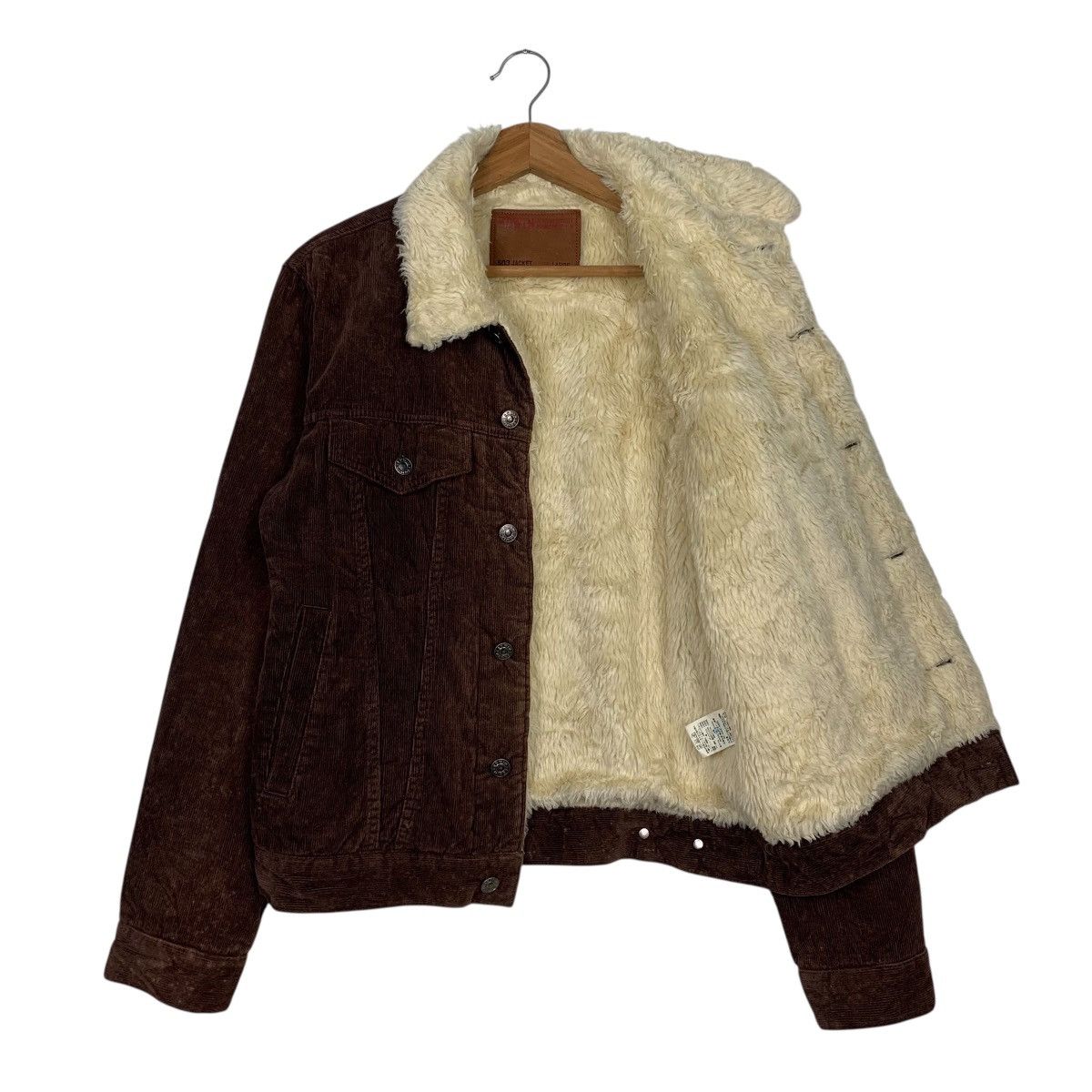 Edwin Edwin 503 Corduroy Sherpa Trucker Jacket Size US S / EU 44-46 / 1 - 9 Thumbnail