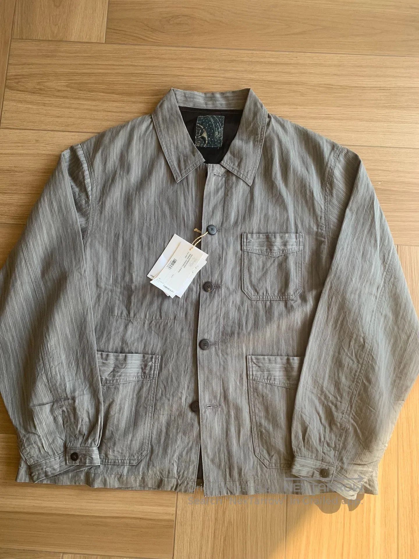 Visvim VISVIM TRAVAIL COVERALL STRIPE 25SS. Size US XL / EU 56 / 4 - 1 Thumbnail