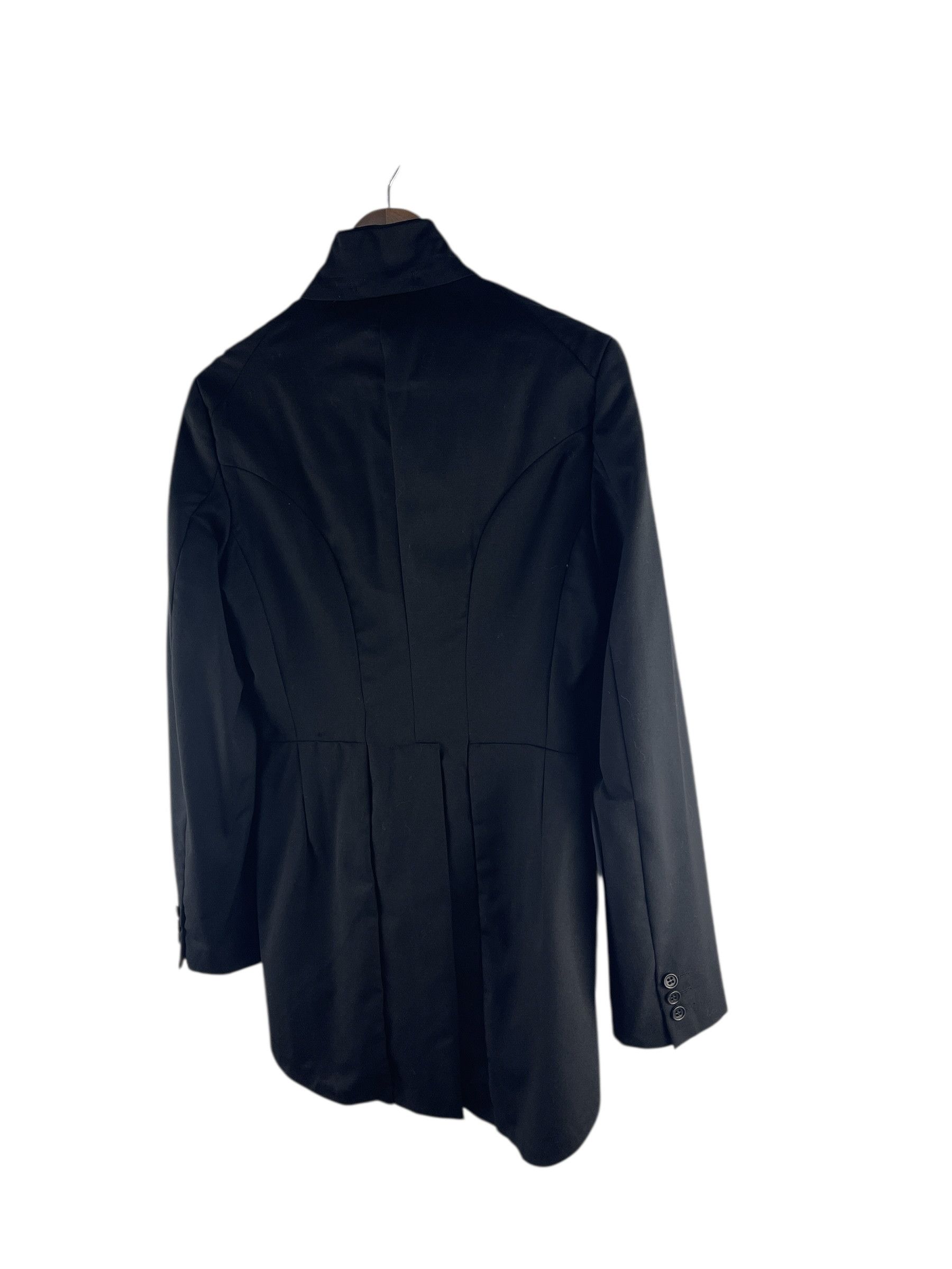 Comme des Garcons CDG BLACK Curved Panel Wool Blazer Japanese Avant Tailoring Size S / US 4 / IT 40 - 7 Thumbnail