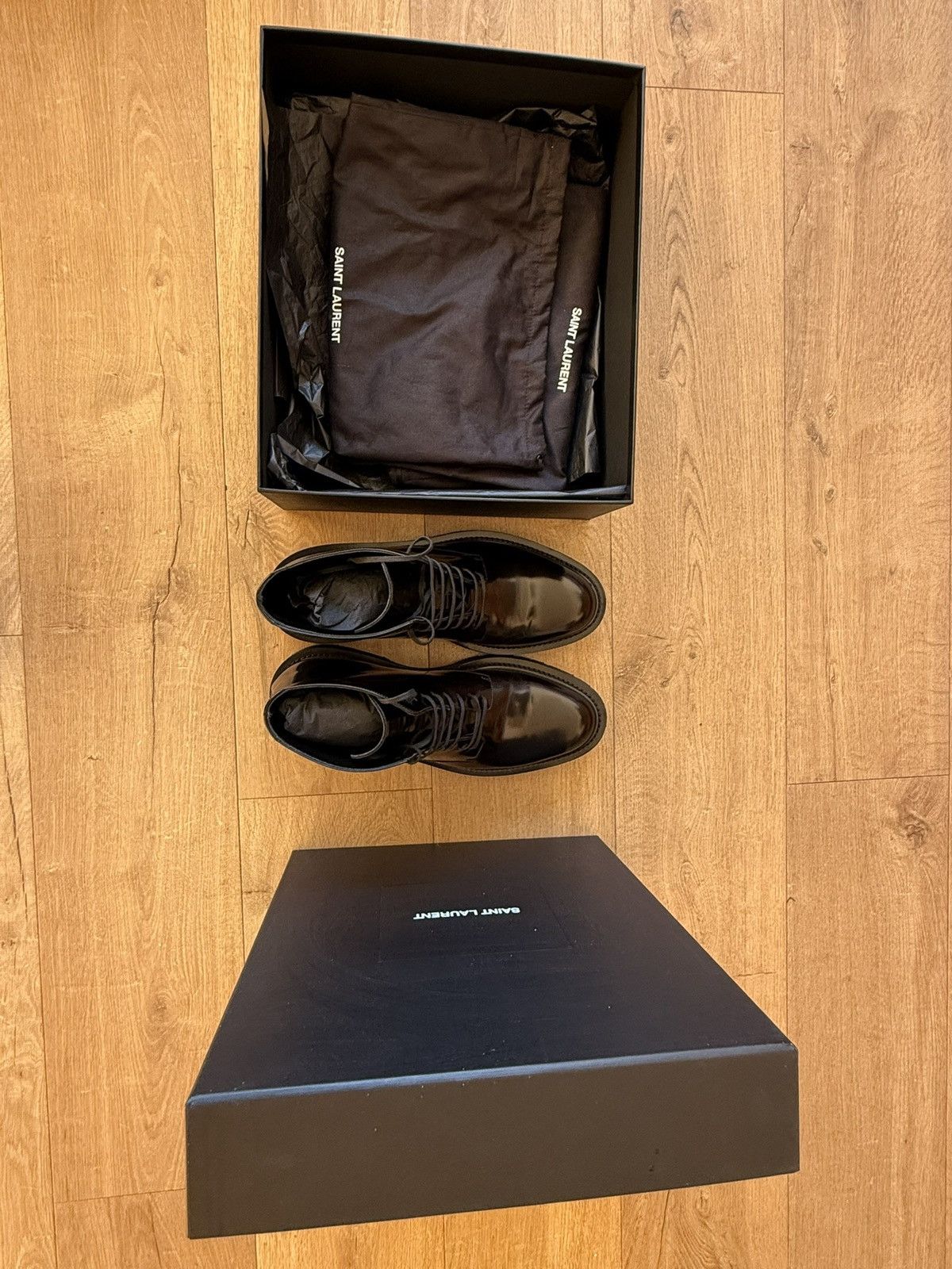 Saint Laurent Paris Saint Laurent Army boots Size US 12 / EU 45 - 10 Thumbnail